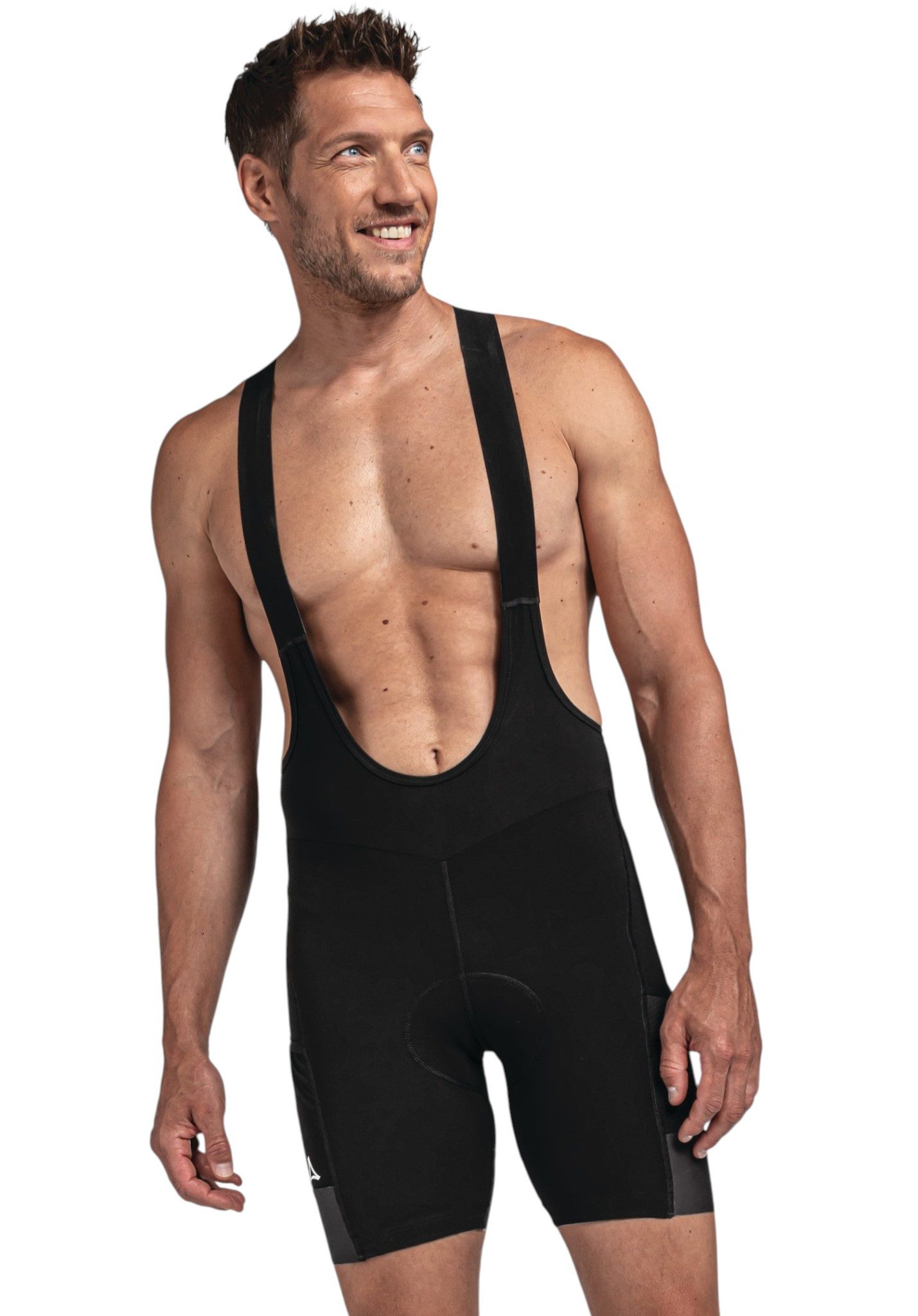 Schöffel Fahrradhose Fahrrad-Trägerhose Skin Pants Solo Bib 4H (enganliegend)