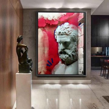 DOTCOMCANVAS® Acrylglasbild Modern-Hercules - Acrylglas, Acrylglasbild Modern-Hercules Farnese Skulptur von Glykon von Athen