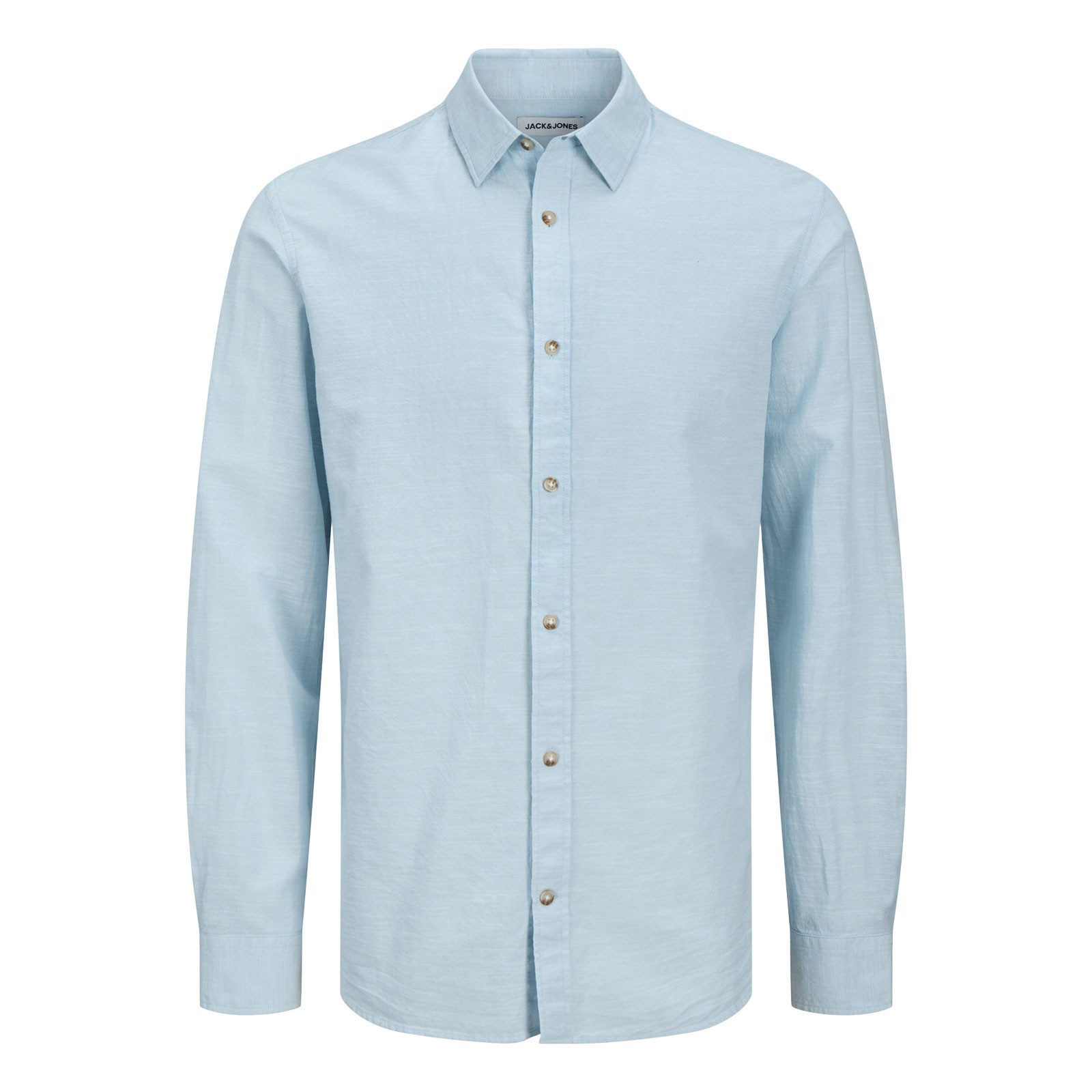 Jack & Jones Langarmhemd JJESUMMER Shirt LS SN in Leinenoptik günstig online kaufen