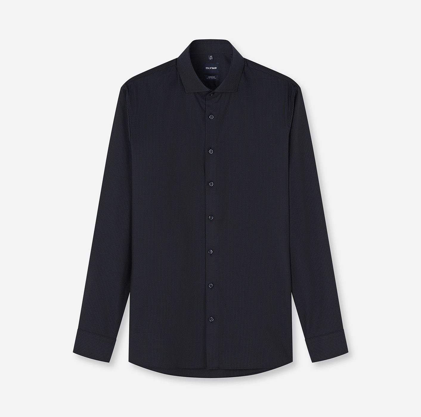 OLYMP Langarmhemd No. Six Businesshemd, Royal-Kentkragen, Super Slim