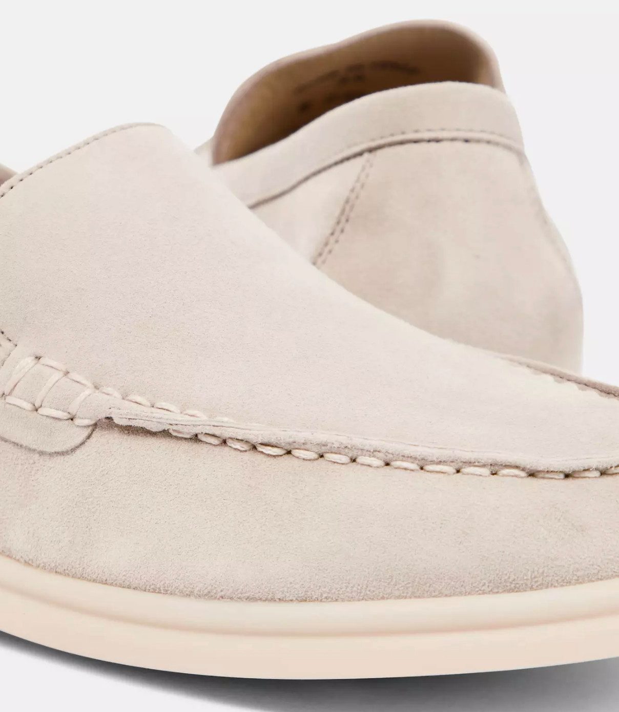 Loro Piana Summer Walk Kinder Schuhe Veloursleder Mokassin