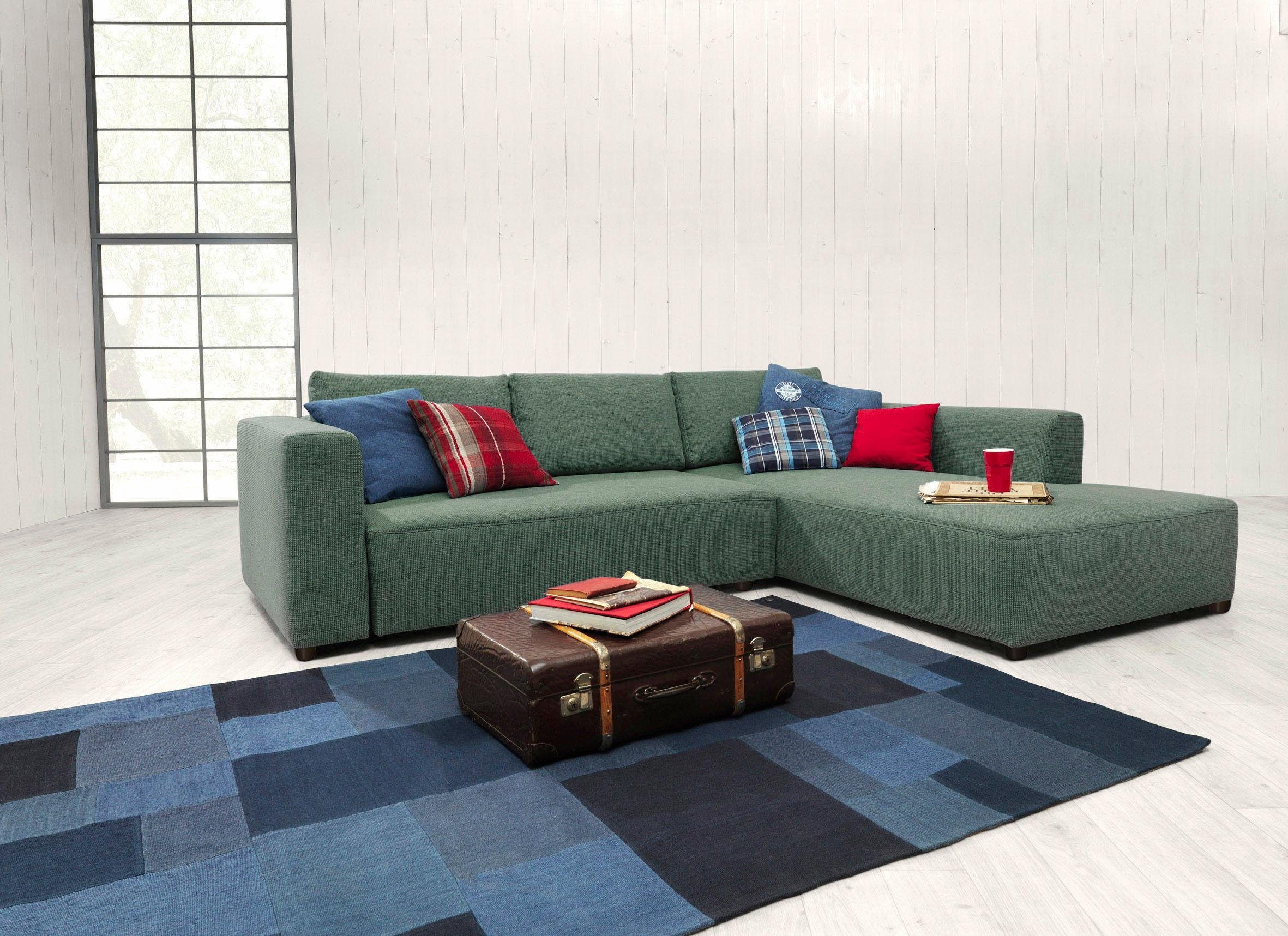 & HEAVEN der wahlweise COLLECTION, Ecksofa mit STYLE aus XL, COLORS Bettfunktion TOM TAILOR Bettkasten HOME