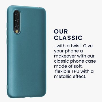 kwmobile Handyhülle Case für Xiaomi Mi 9 Lite, Hülle Silikon metallisch schimmernd - Handyhülle Cover