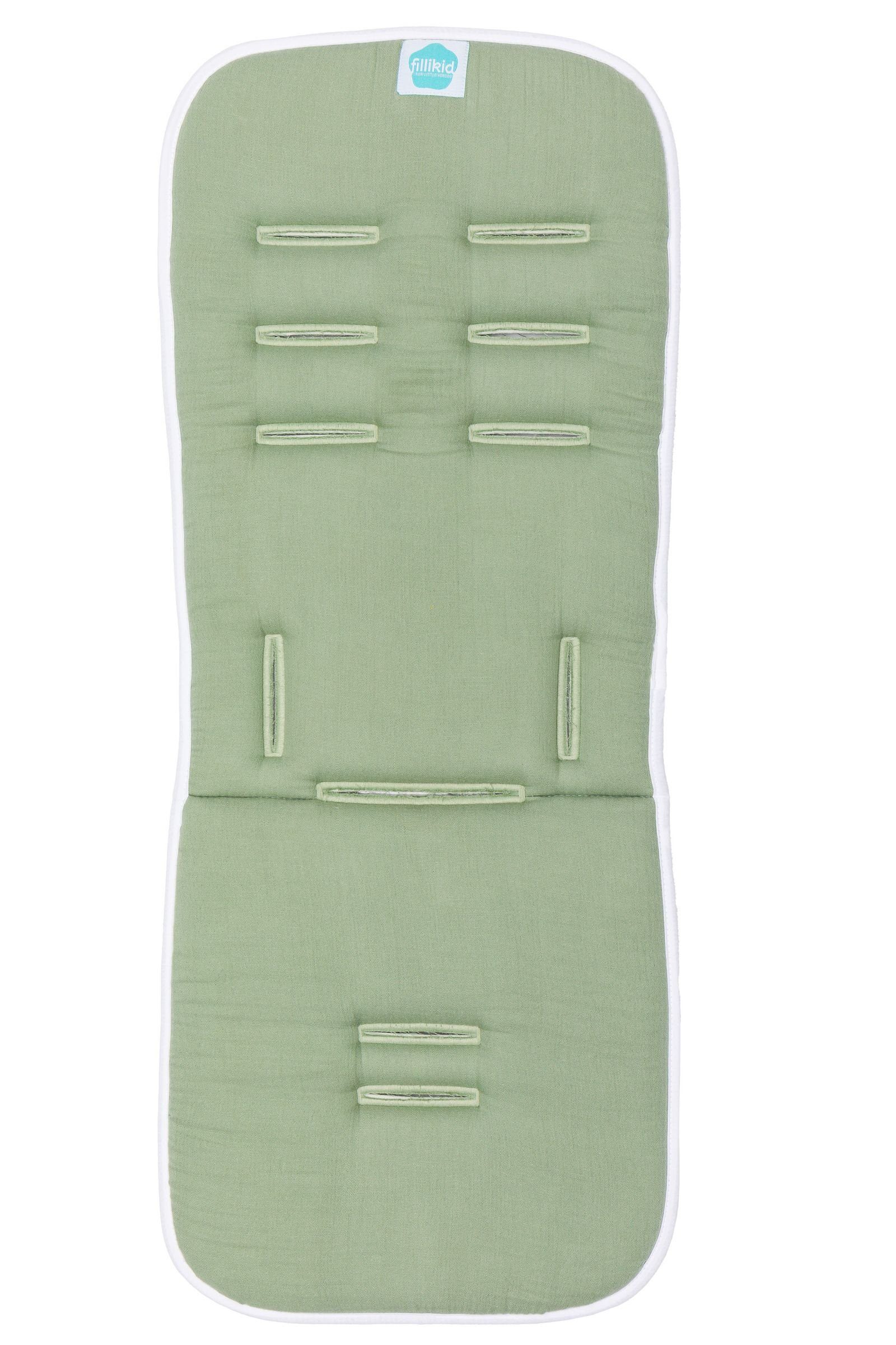 Kinderwagen-Sitzauflage Wendeauflage Muslin 30x73 cm