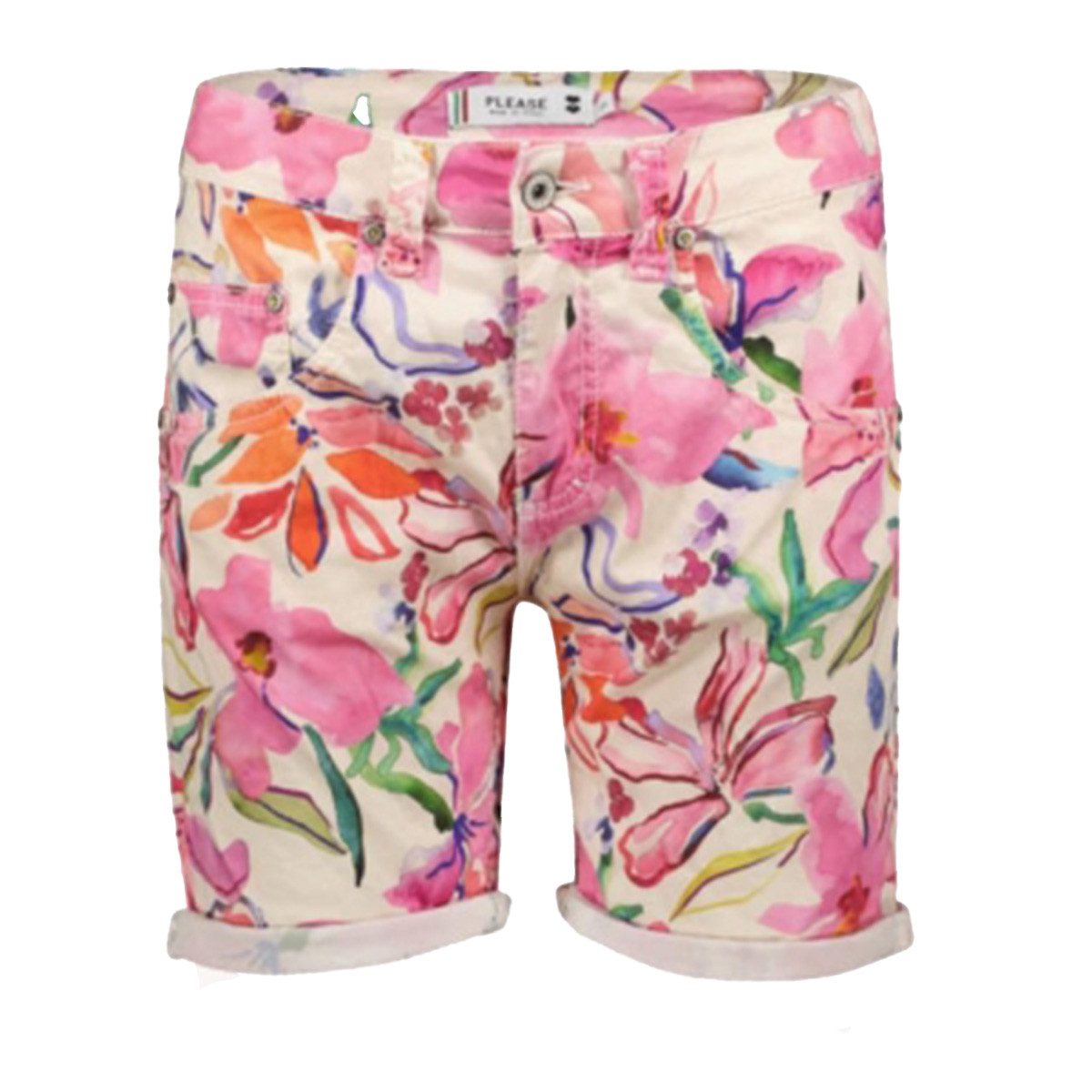 PLEASE Shorts P88K mit Blumenprint