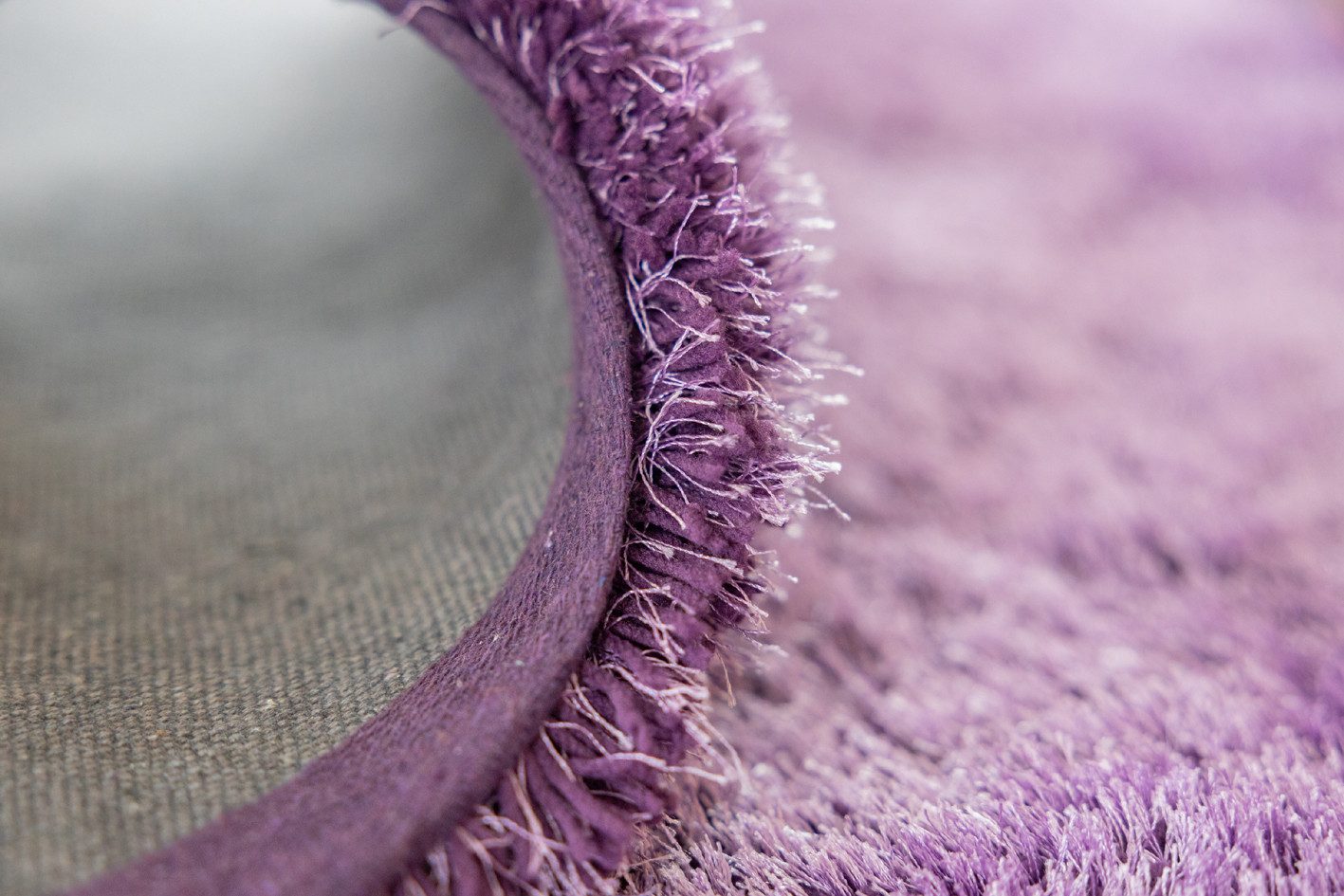 Böing Carpet Hochflor-Teppich BC Shaggy violett
