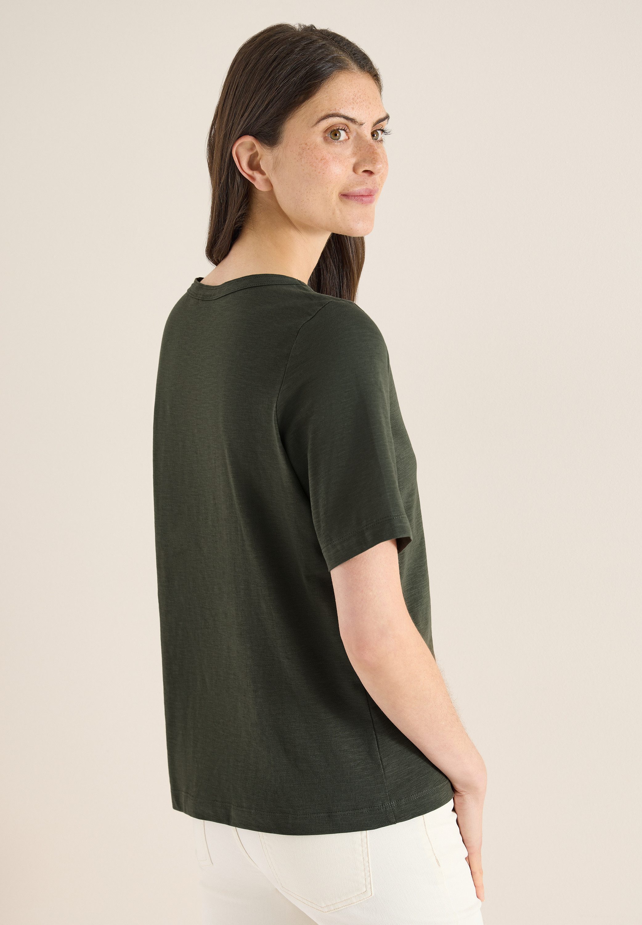 CECIL T-Shirt aus reiner Baumwolle