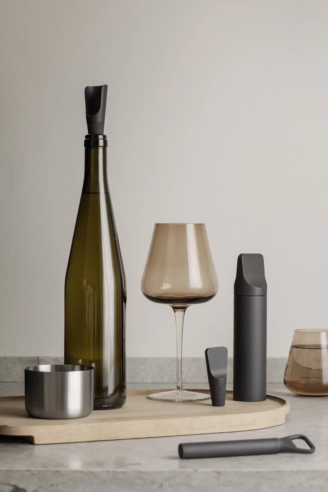 blomus Weinglas -BELO- Designer-Weingläser im 2er-Set aus mundgeblasenem Glas, Glas, Weißweinglas, 400 ml, mundgeblasen, Spülmaschinengeeignet – Bild 3 von 5