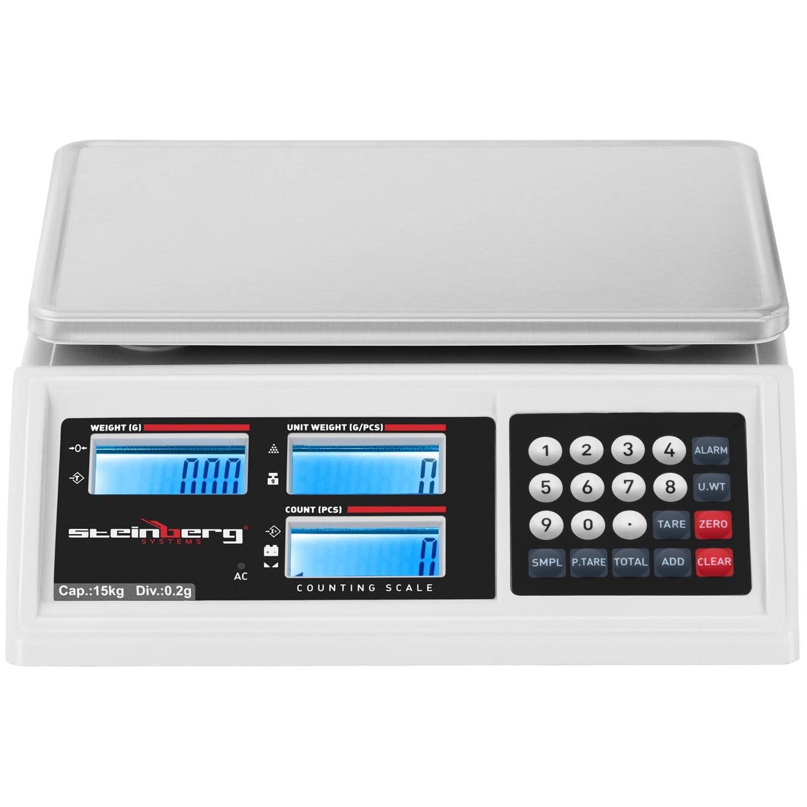 Steinberg Systems Präzisionswaage Zählwaage 15 kg / 0,2 g Inventurwaage Referenzwaage Stückzählwaage – Bild 5 von 5