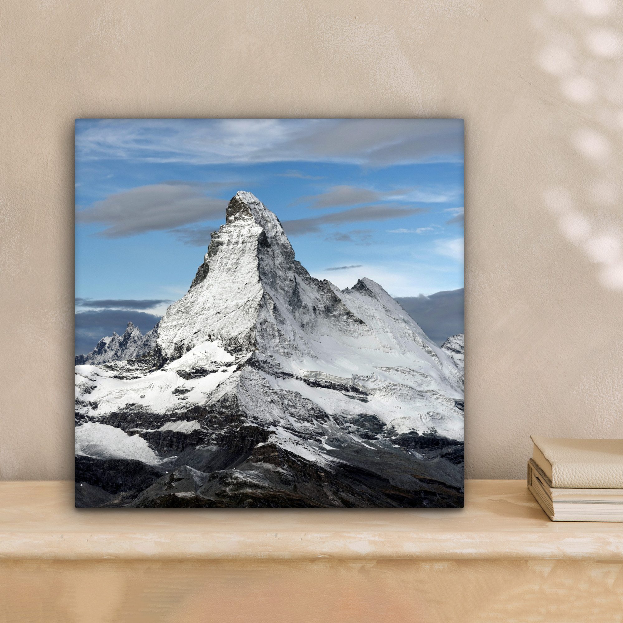 OneMillionCanvasses® Leinwandbild Wolken über dem Matterhorn günstig online kaufen