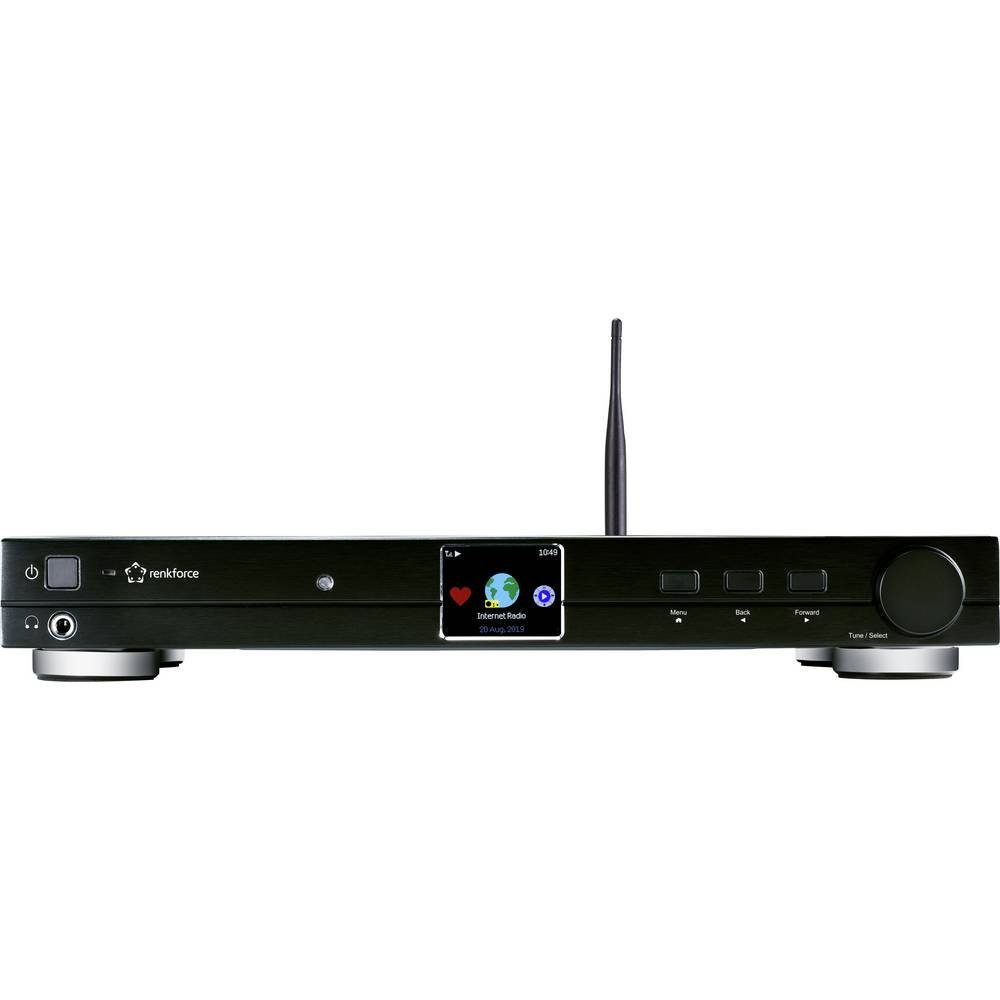 Renkforce RF-DAB-IR 1700 HiFi Tuner DAB+, UKW, Internetradio MA-20 Radio (DLNA-fähig)