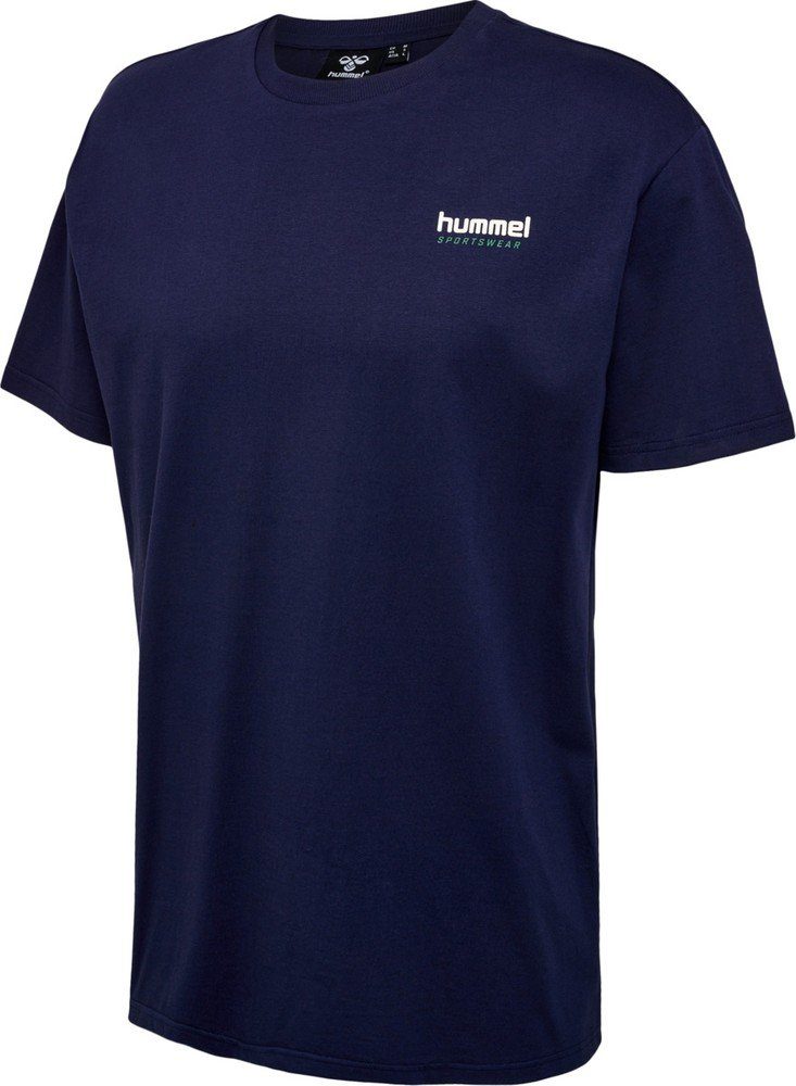 Blau T-Shirt hummel