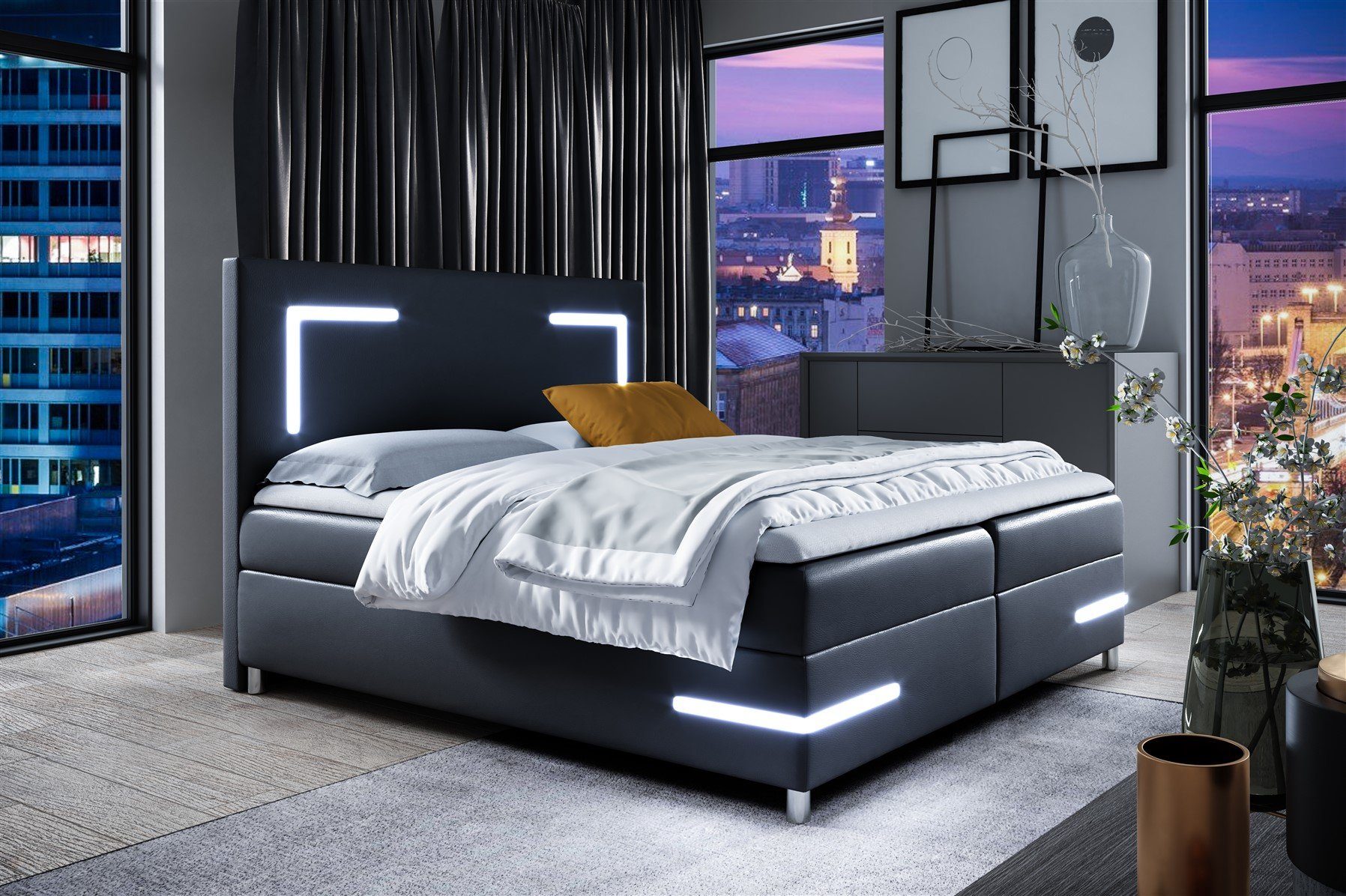 Fun Möbel Boxbett Schlafzimmerbett ARIANO in günstig online kaufen