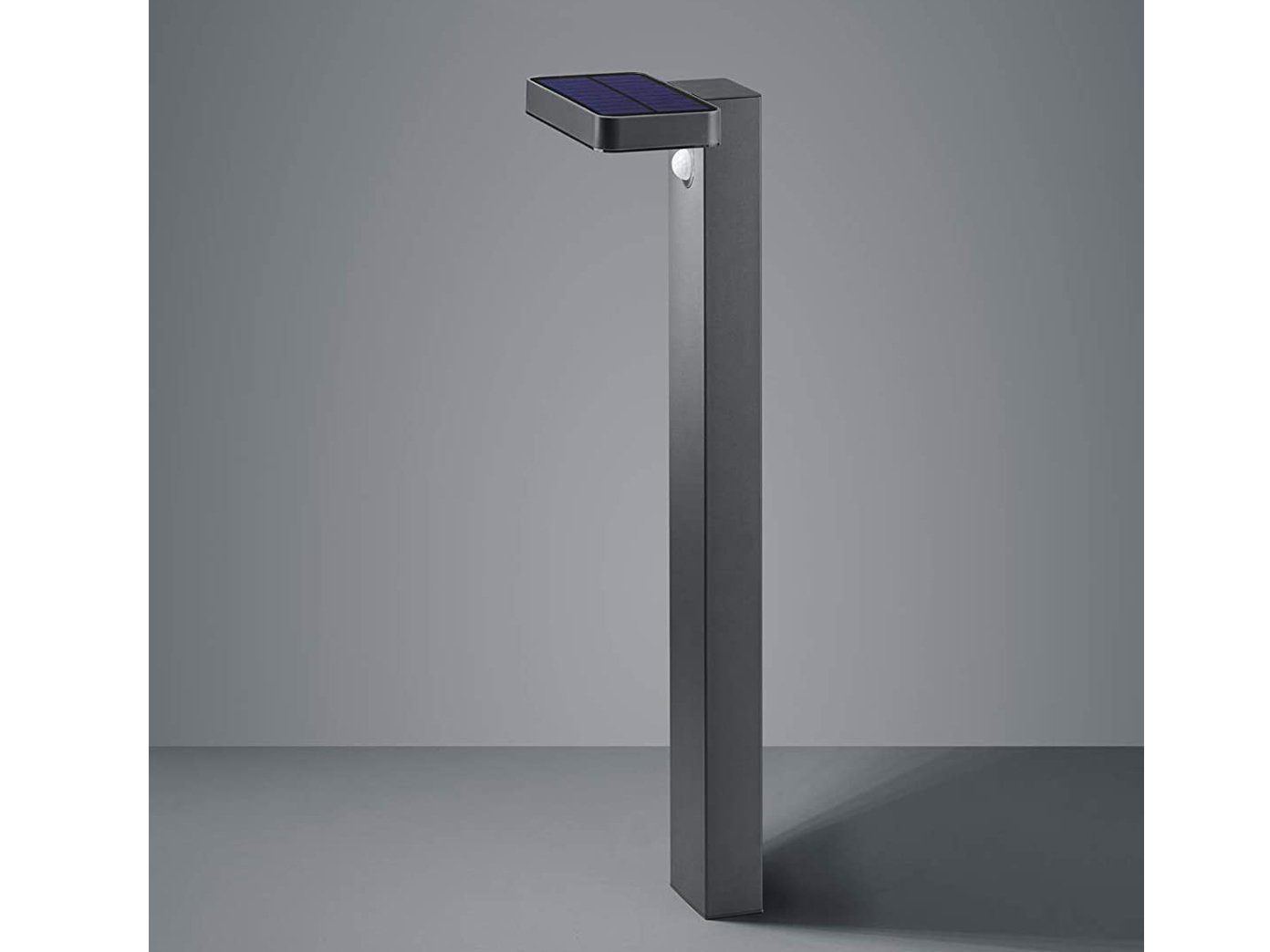 meineWunschleuchte LED Solarleuchte, 2er Set Poller-Leuchte mit