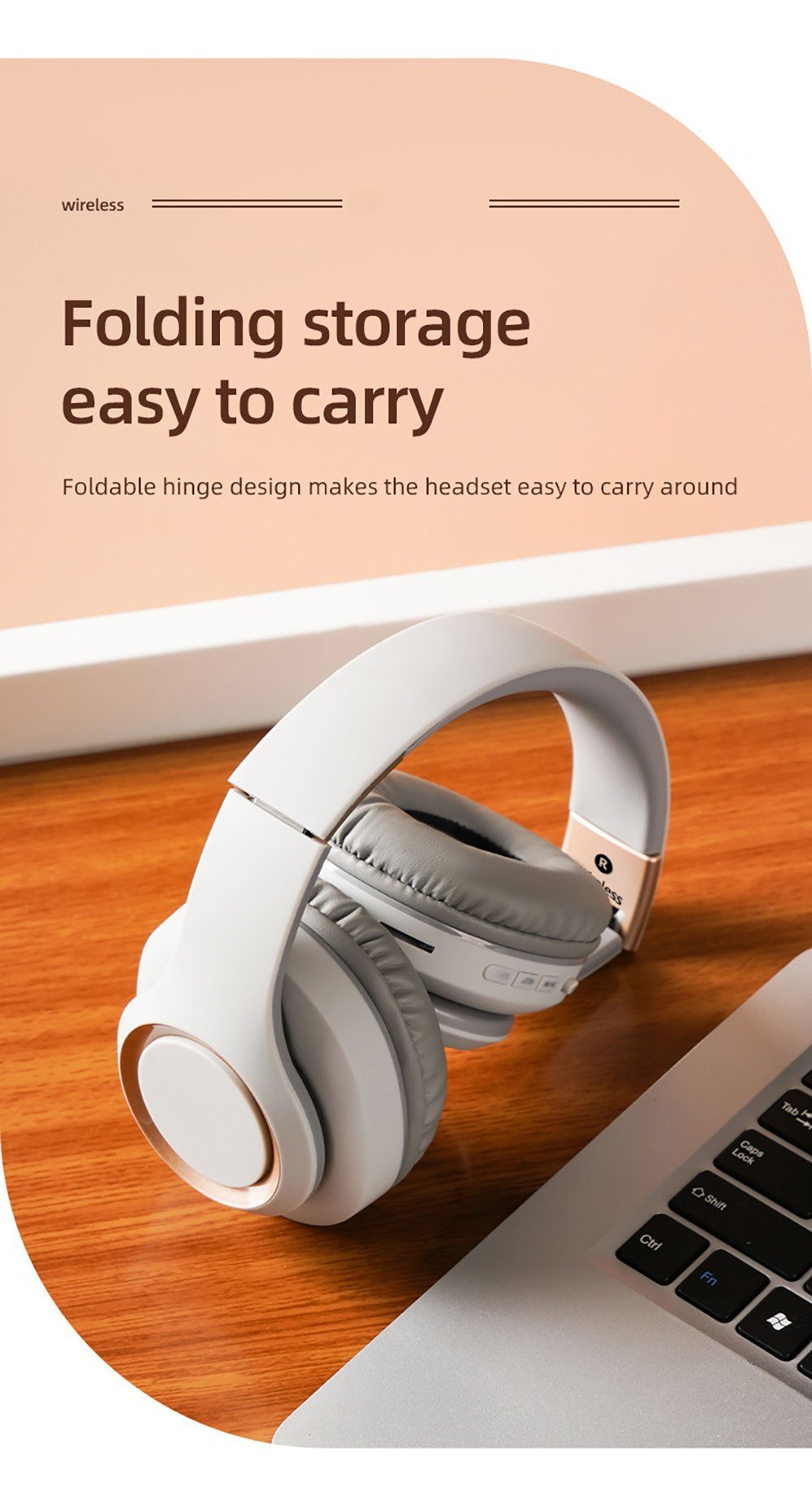 schwarz Heavy 5.3,Noise Cancelling Ear Bass,FM Kopfhörer, Kopfhörer Kopfhörer,Over Bluetooth (Bluetooth Over-Ear-Kopfhörer Bluetooth Modus) Mutoy