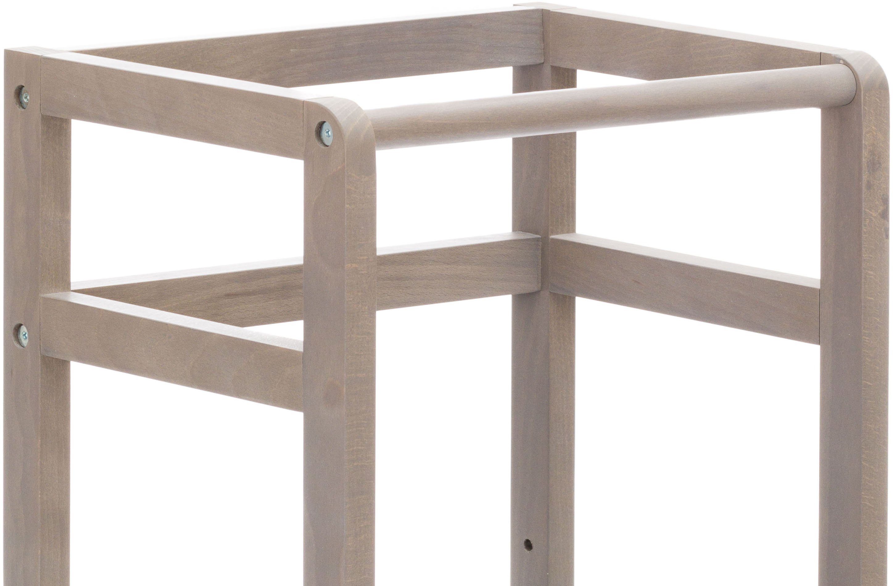 Fillikid Stehhilfe Lernturm, grau, aus Holz