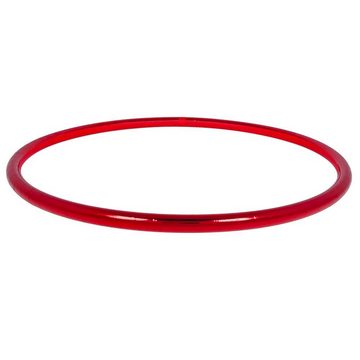 Hoopomania Hula-Hoop-Reifen Zirkus Hula Hoop, metallic Farben, Ø 85cm Rot