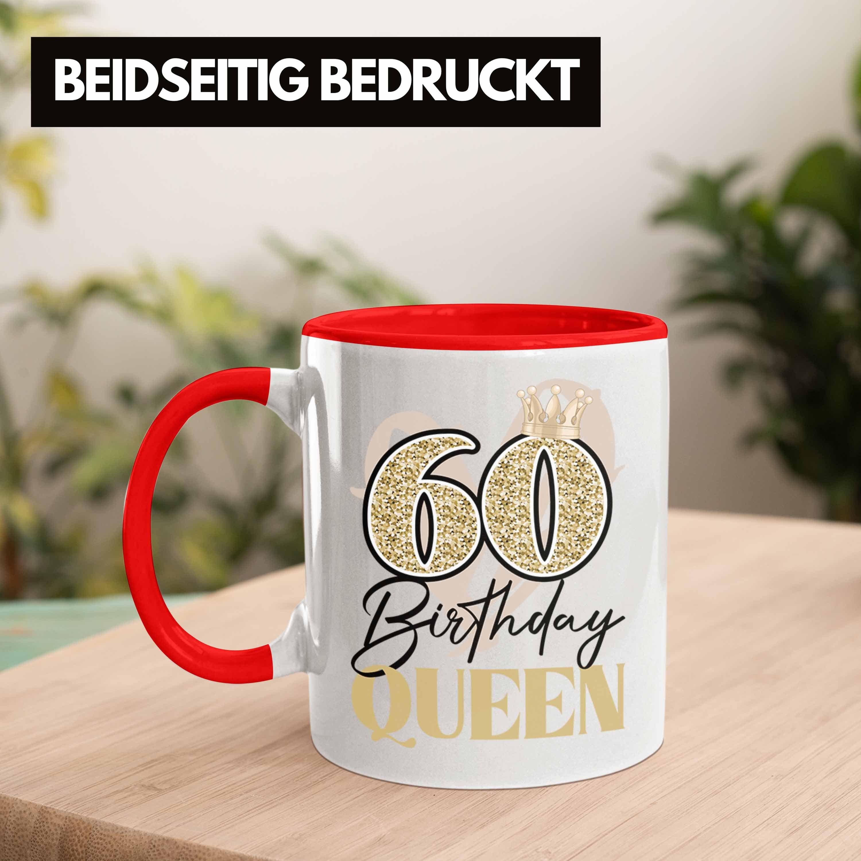 60. Geburtstag Lustig - Geschenk Frau Mutter Geschenke Trendation Trendation Lustig 60er Tasse 60 Tasse Deko Frauen Rot Geschenkidee