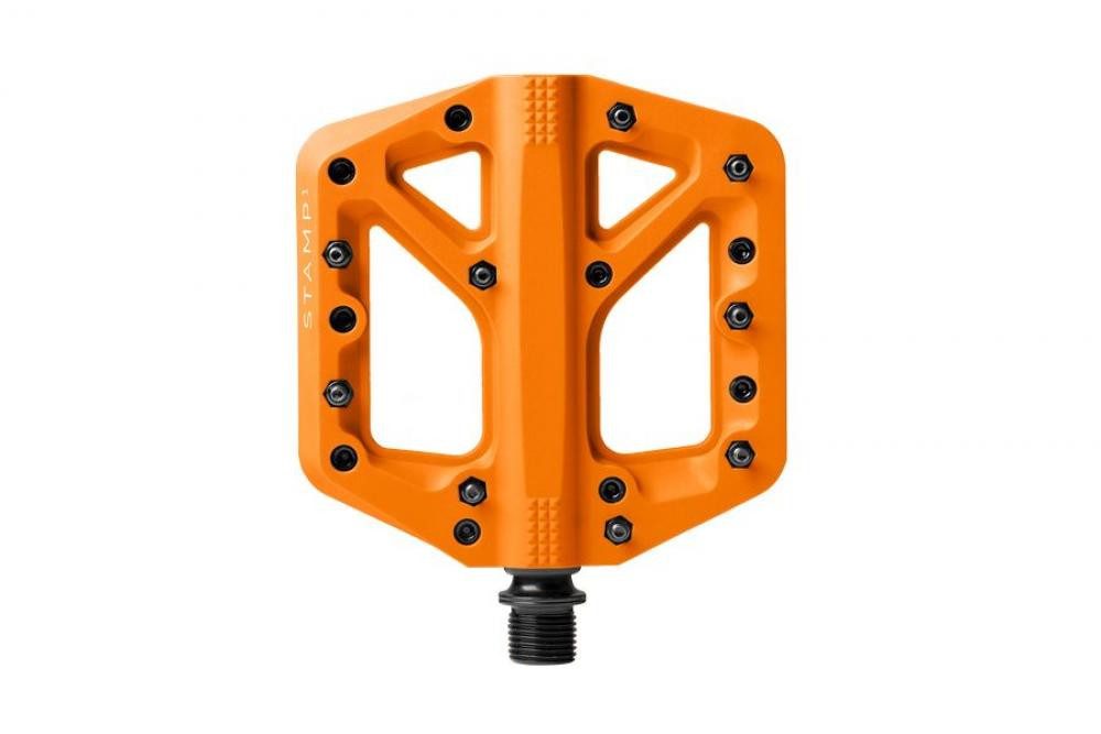 crankbrothers Plattformpedale Crankbrothers Stamp 1 Gen 2 Plattform-Pedal klein orange