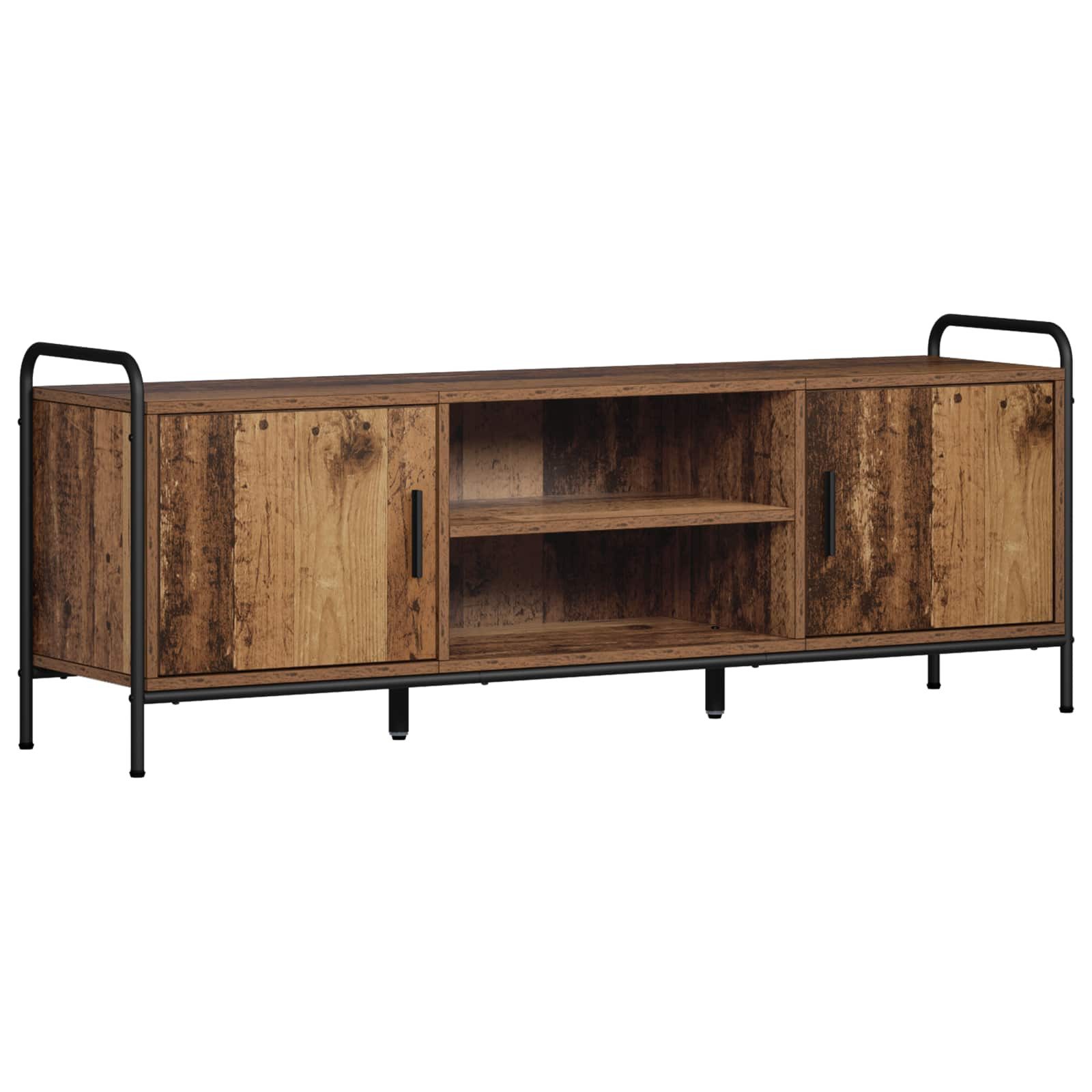 vidaXL TV-Schrank TV-Schrank 133 x 33 x 50 cm Altholz Holzwerkstoff (1-St)
