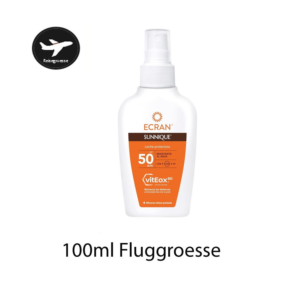Ecran Sonnenschutzcreme Ecran Sonnenschutz Sun Milk - 100ml - SPF 50+ Reisegroesse
