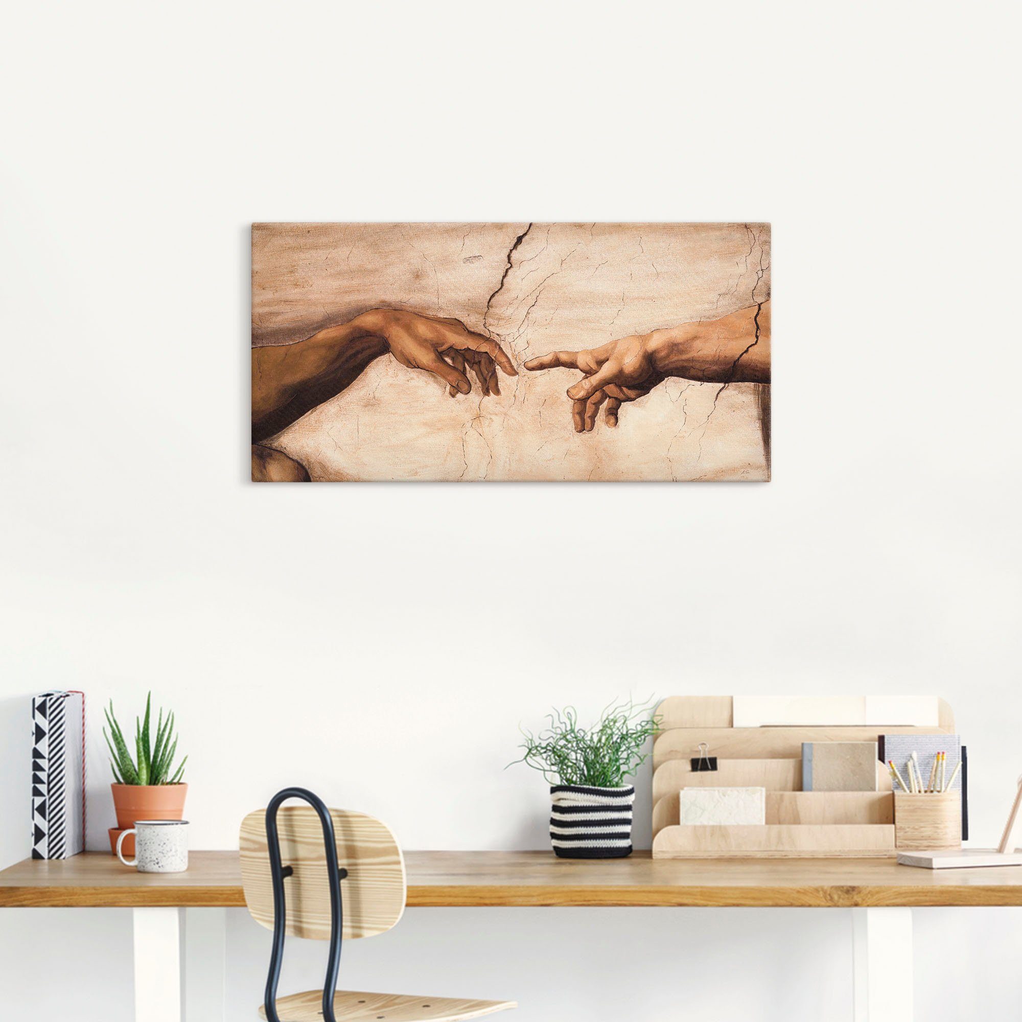 Artland Wandbild »Hände«, Religion, (1 St.), als Alubild, Outdoorbild, Lein günstig online kaufen