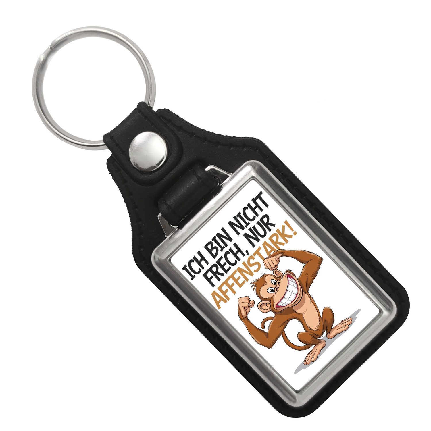 speecheese Schlüsselanhänger Nicht frech sondern Affenstark Schlüsselanhäng günstig online kaufen
