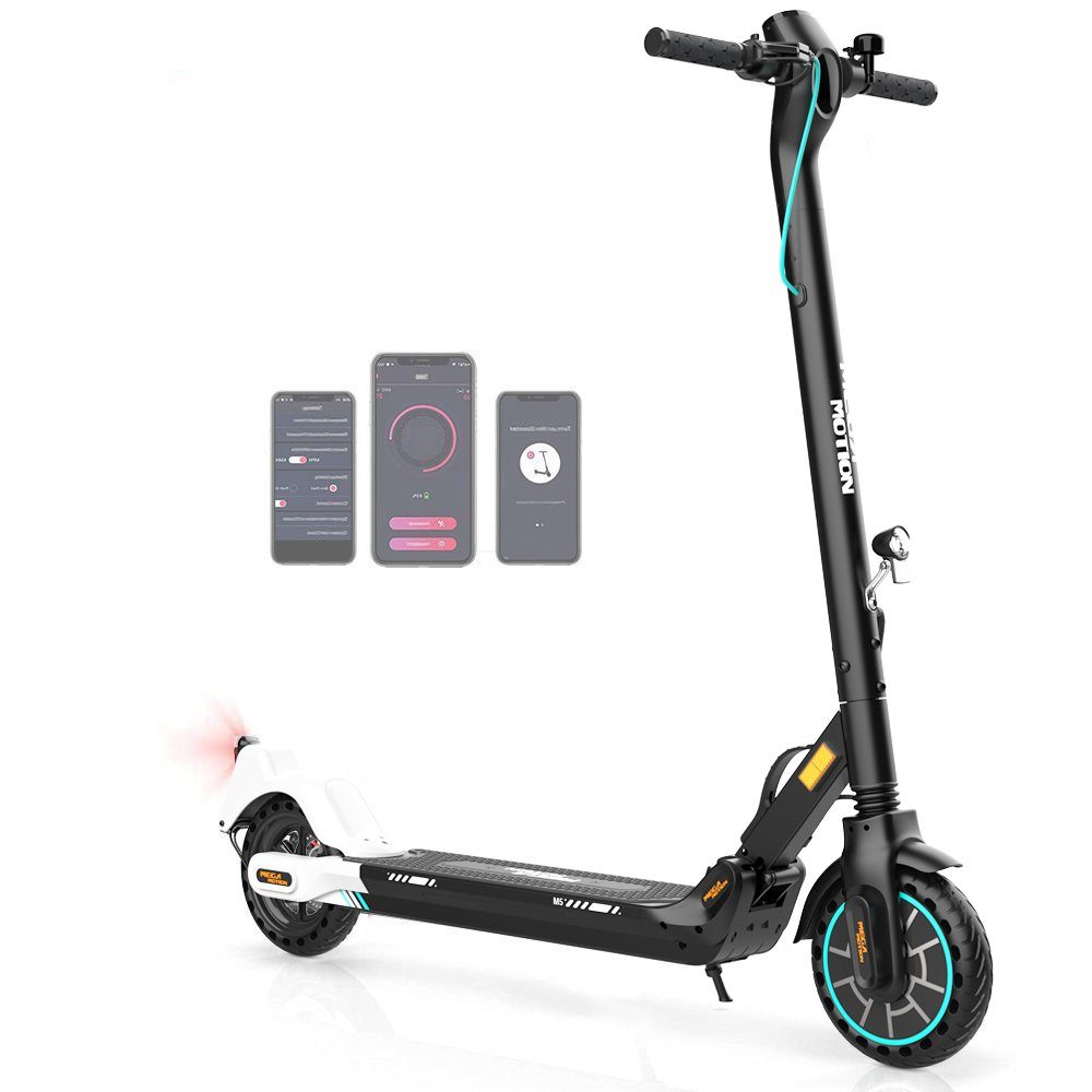 Mega Motion E-Scooter 350W ELEKTROSCOOTER, M5 E-Roller, 20,00 km/h, 8,5" E-SCOOTER mit Straßenzulassung ABE, APP 19 km/h