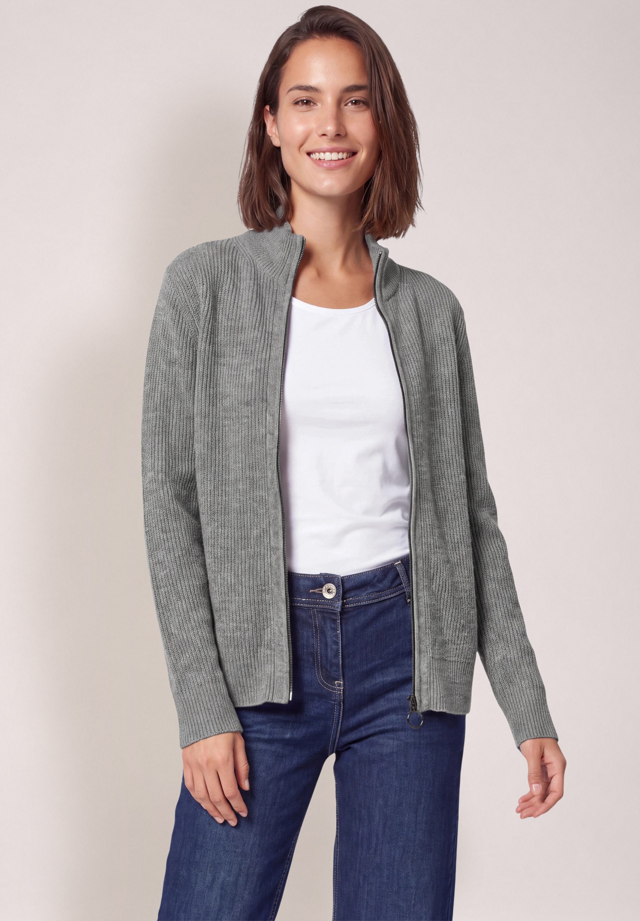 CECIL Cardigan aus Feinstrick