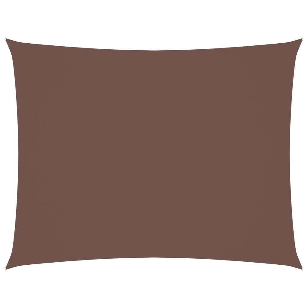 Sonnensegel Sonnensegel Oxford-Gewebe Rechteckig 4x5 m Braun