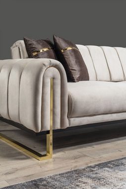 Villa Möbel Ecksofa Wave, 1, Quality Made in Turkey- Pflegeleichter Mikrofaserstoff