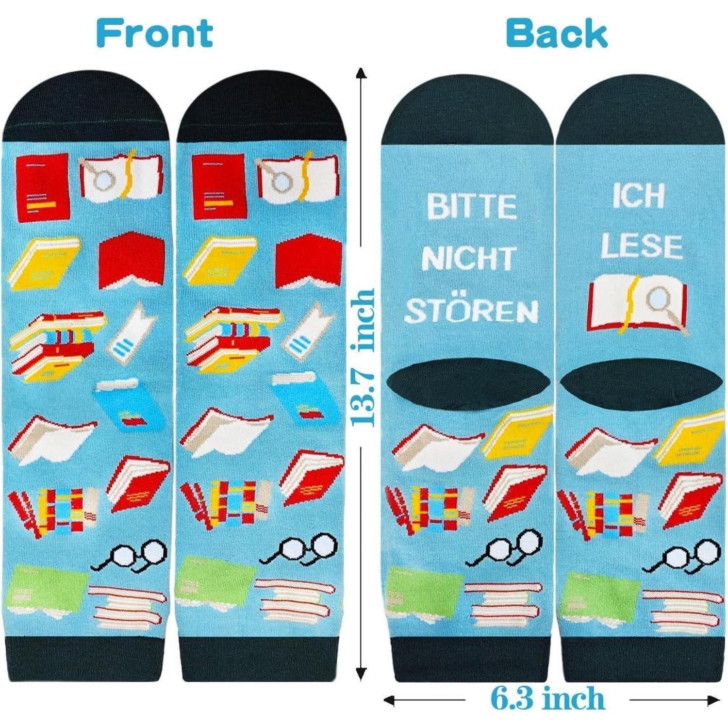 LuxusKollektion Badaccessoire-Set Socken Damen Geburtstagsgeschenk Leseratt günstig online kaufen