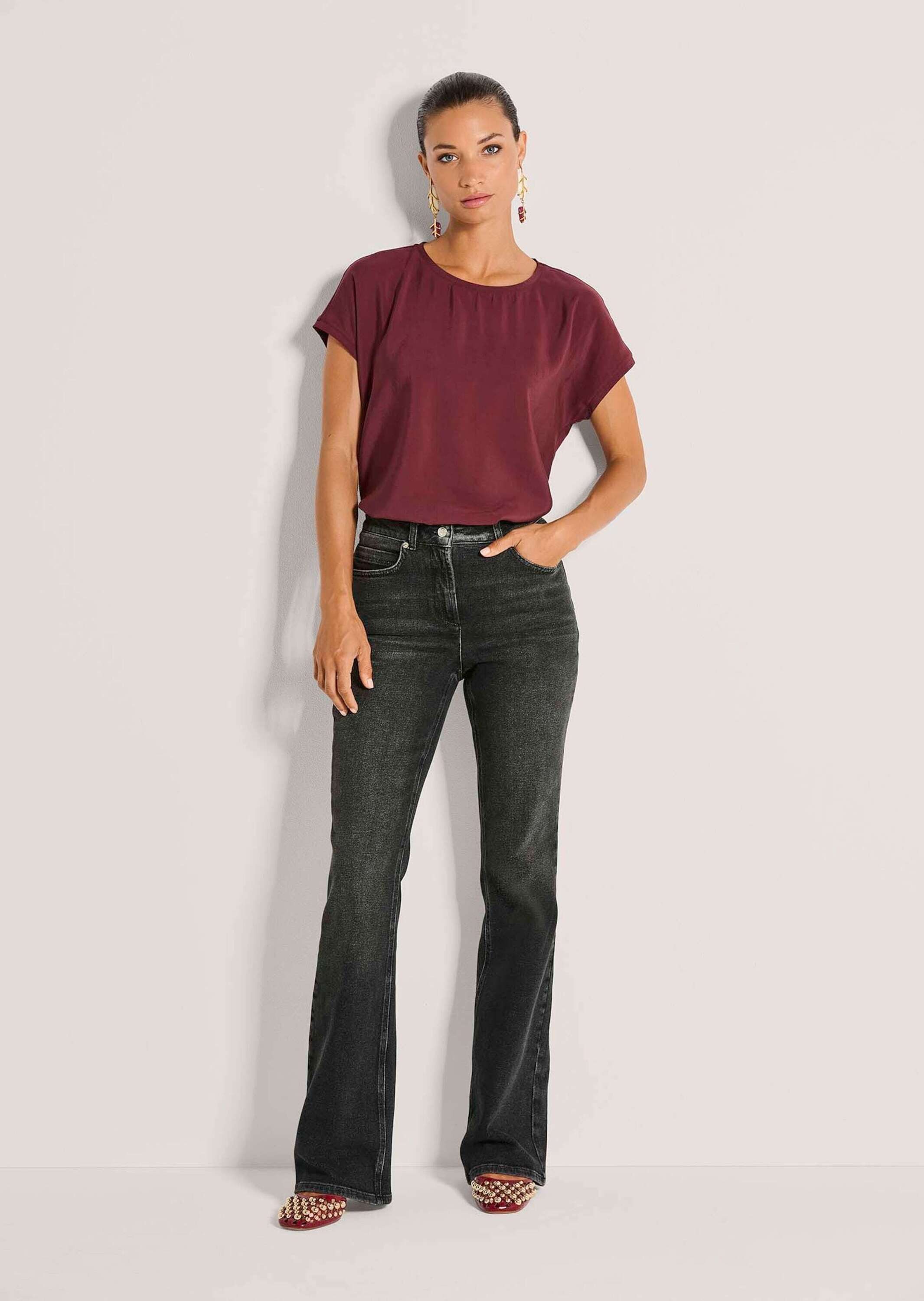 MADELEINE Gerade Jeans Kurzgröße: Bootcut-Jeans
