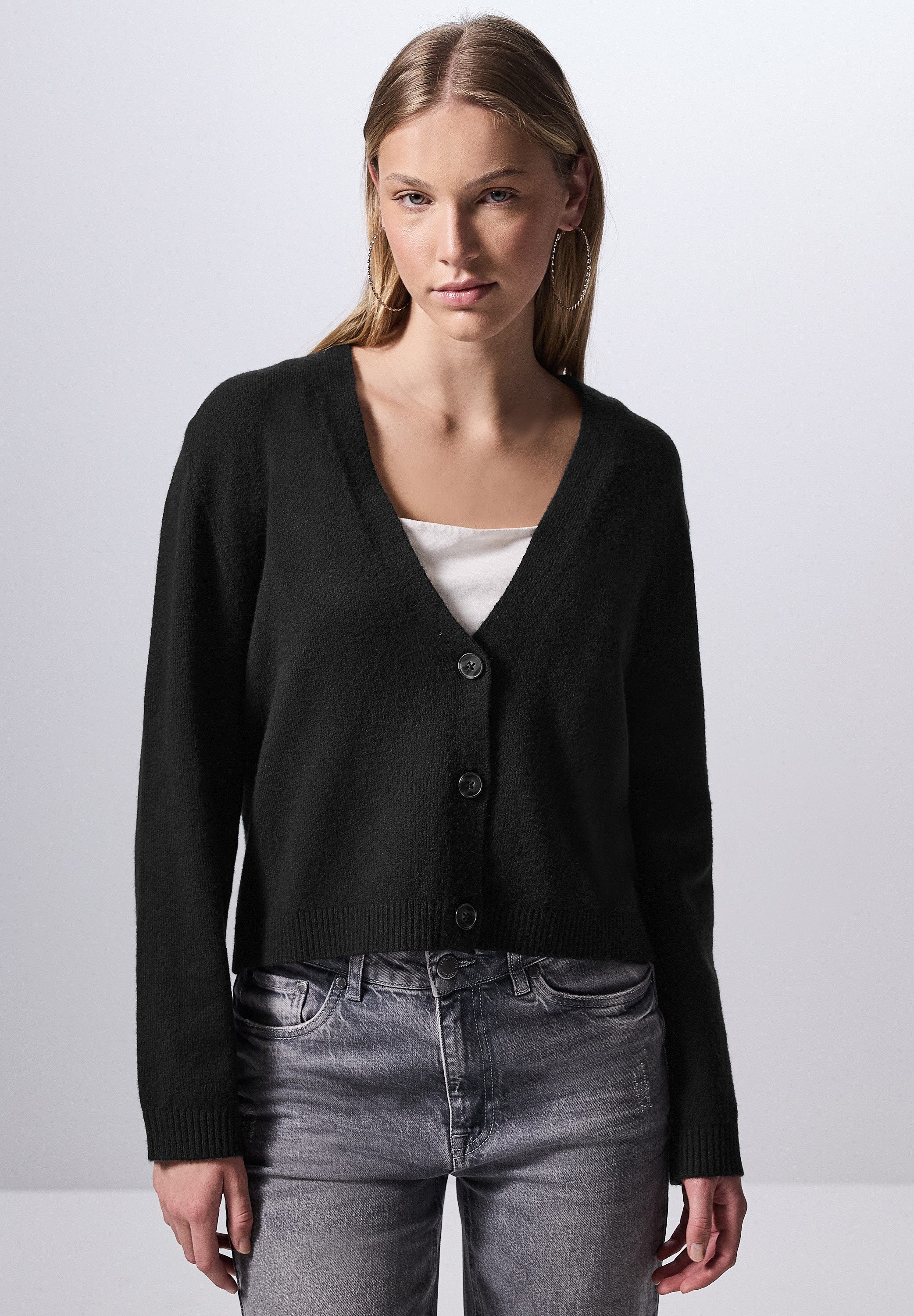 STREET ONE STUDIO Cardigan mit Knopfleiste günstig online kaufen