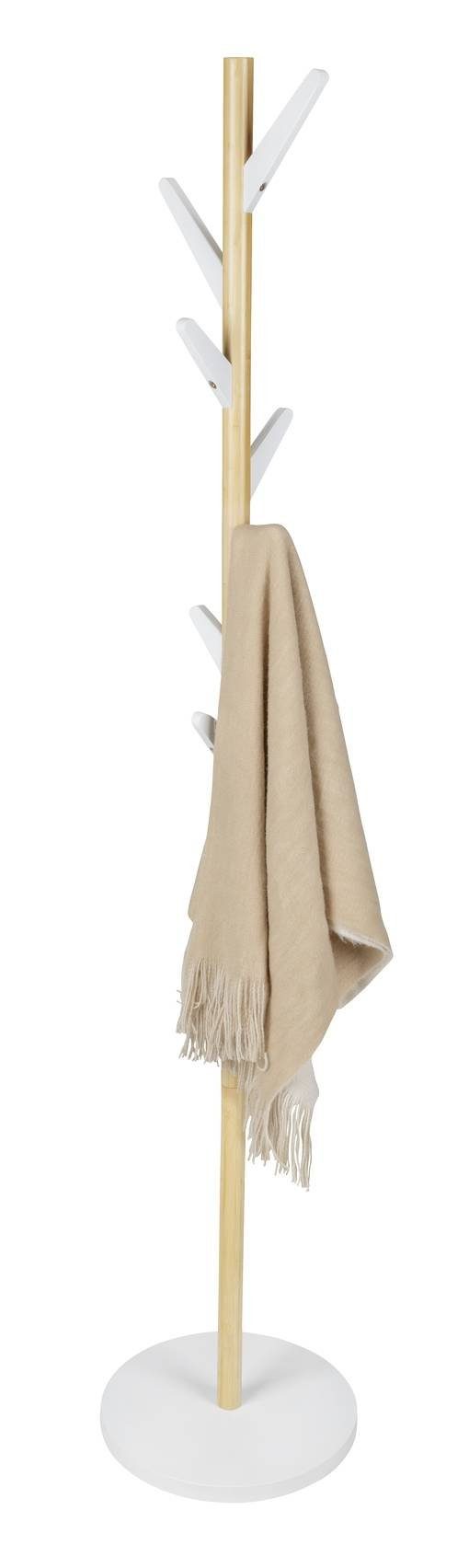WENKO Garderobenständer Garderobenständer für Mäntel FINJA, H. 180 cm, WENKO, (Kleiderständer)