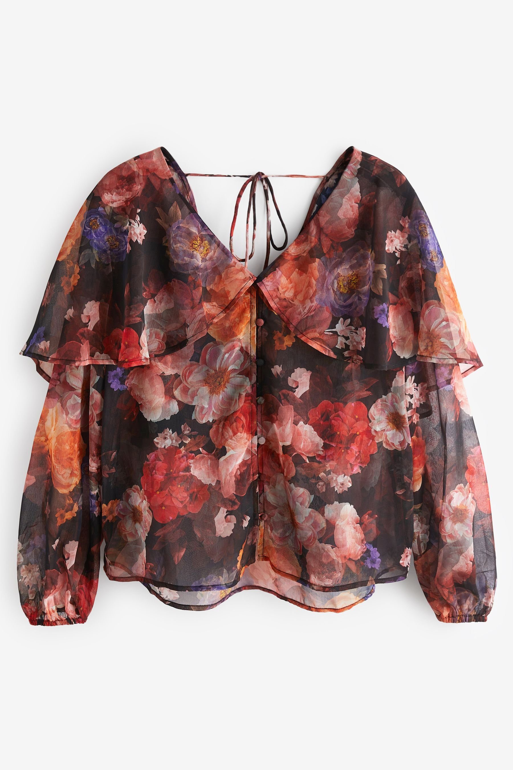 Next Langarmbluse Langärmelige Capebluse (1-tlg) günstig online kaufen