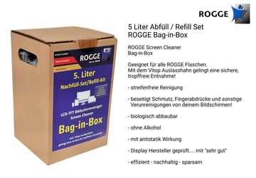 Rogge Bag-in-Box 5. Liter ROGGE Bildschirmreiniger Nachfüllset Flüssigreiniger