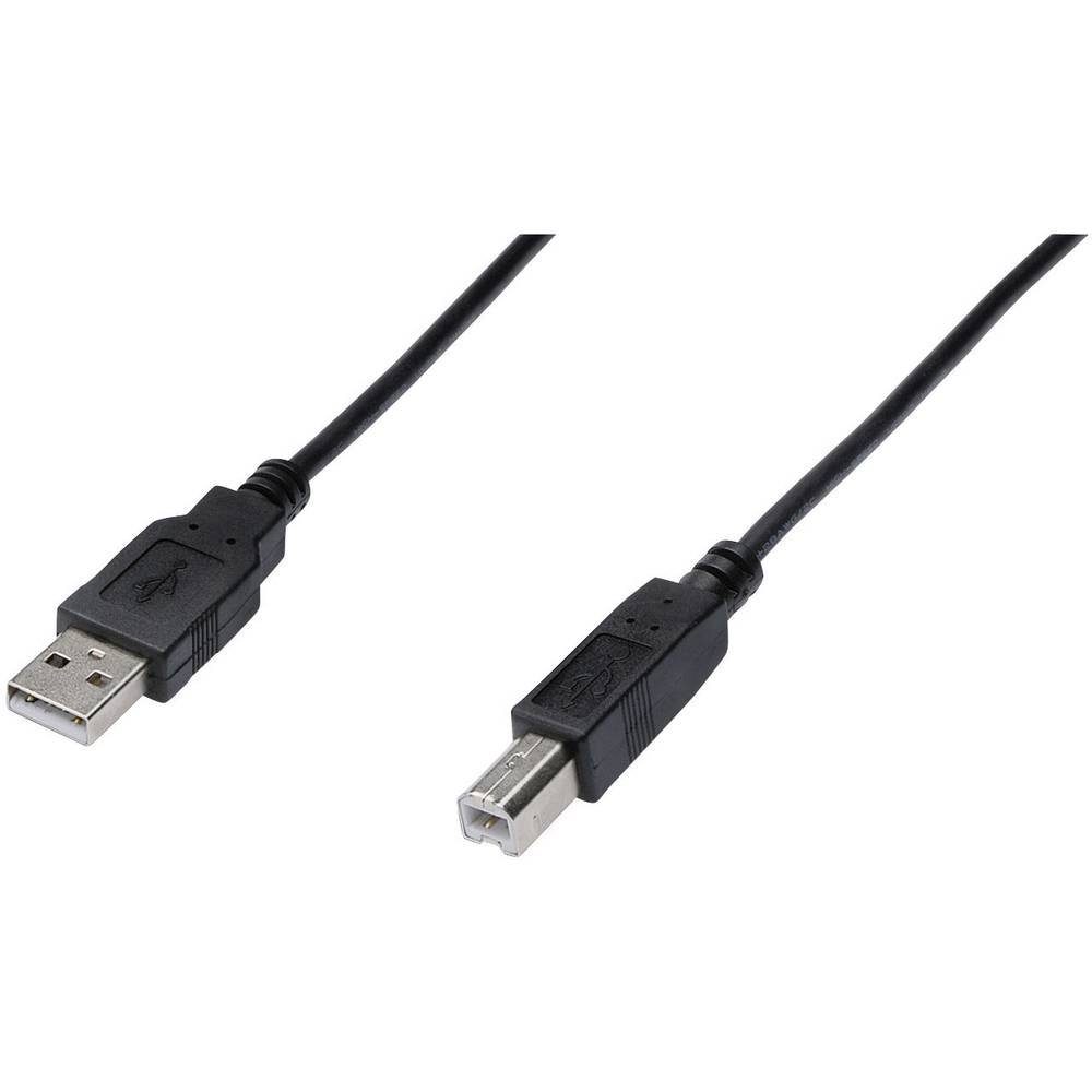 USB 2 Anschlusskabel, Typ A - B St/St, 5m, USB 2 USB-Kabel
