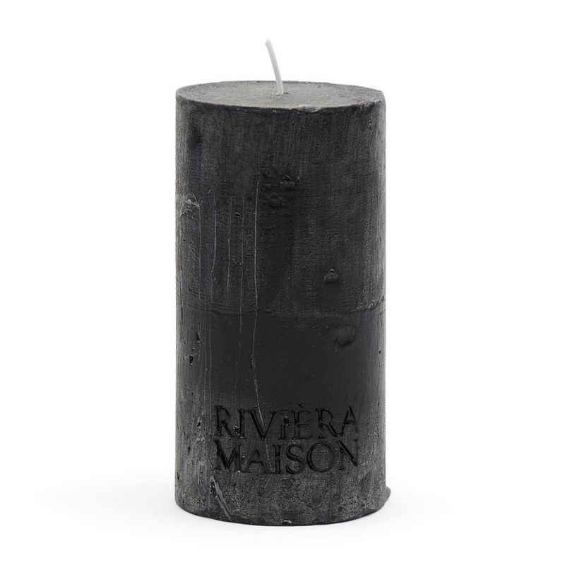 Rivièra Maison Stumpenkerze Rivièra Maison Pillar Candle Rustic black, Stumpenkerze
