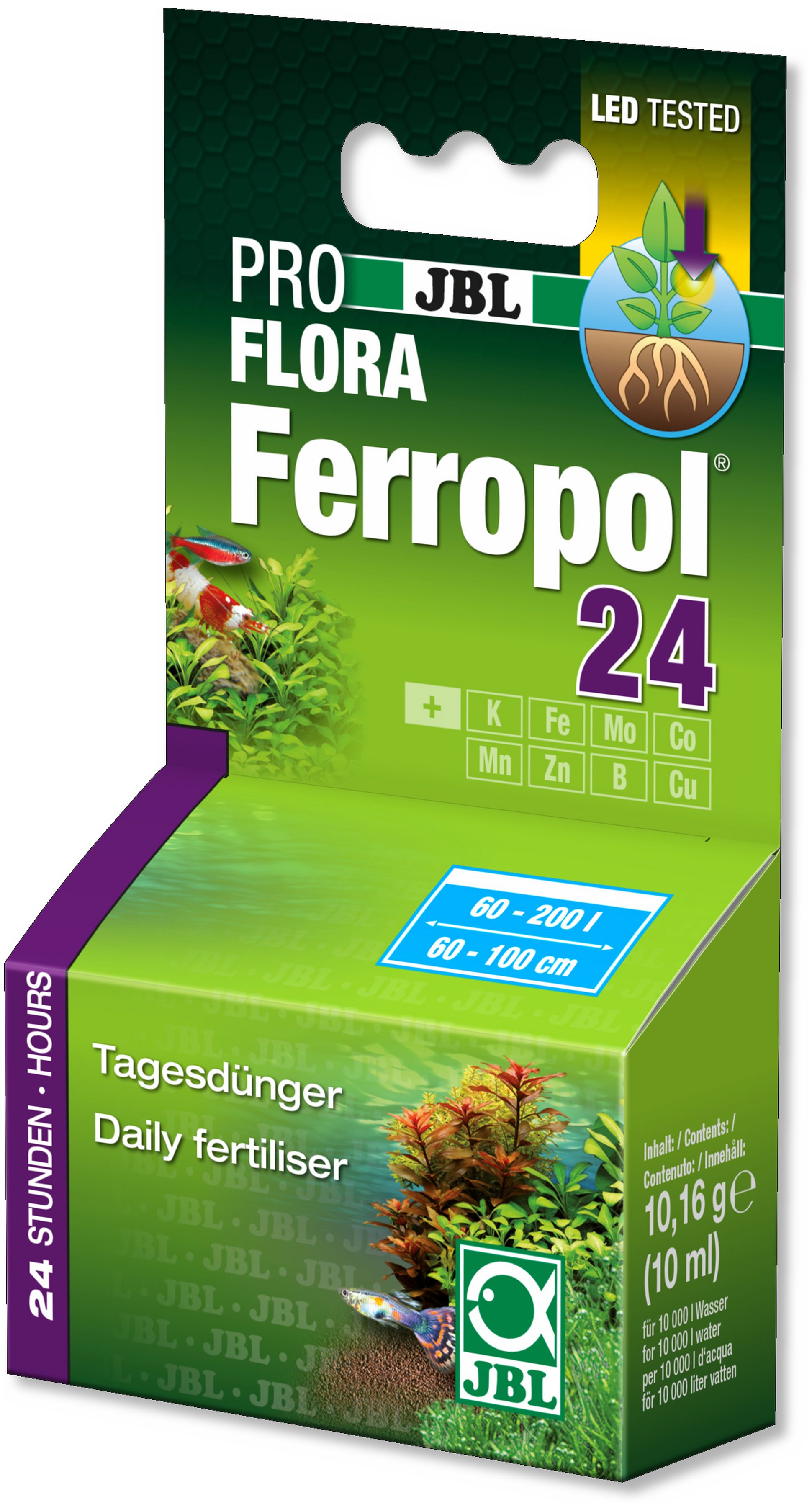 JBL GmbH & Co. KG Aquariendeko Pflanzendünger JBL Ferropol 24, 10 ml