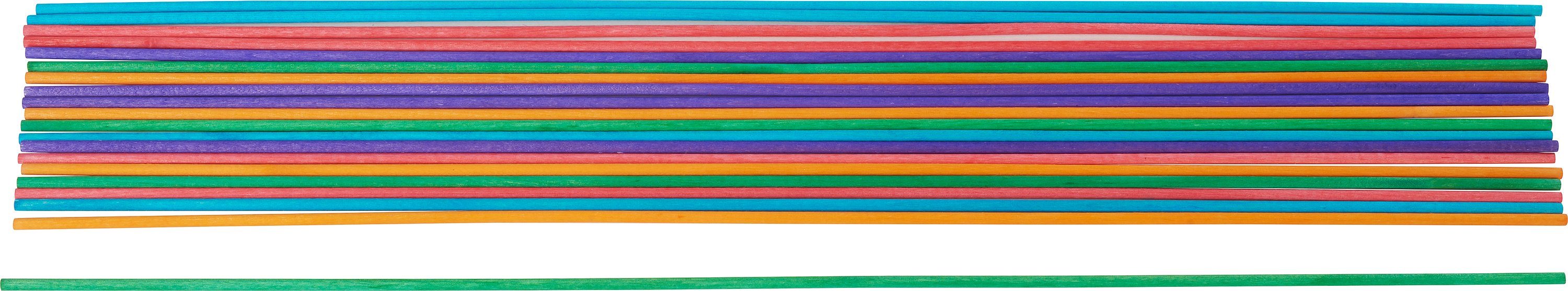 VBS XXL Holzspatel Mega-Set – 300 Teile, Bunt, Inkl. Rundstäbe, Für Basteln, DIY, Kinder & Gruppen