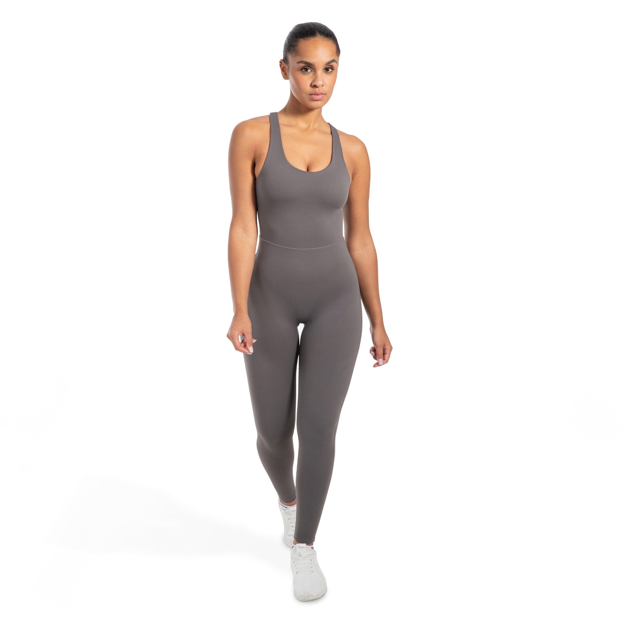 Smilodox Jumpsuit Ilva, ärmelloser Einteiler lang, Overall mit Shaped Fit atmungsaktiver elastischer Sportanzug, Ganzkörperanzug Sport Fitness