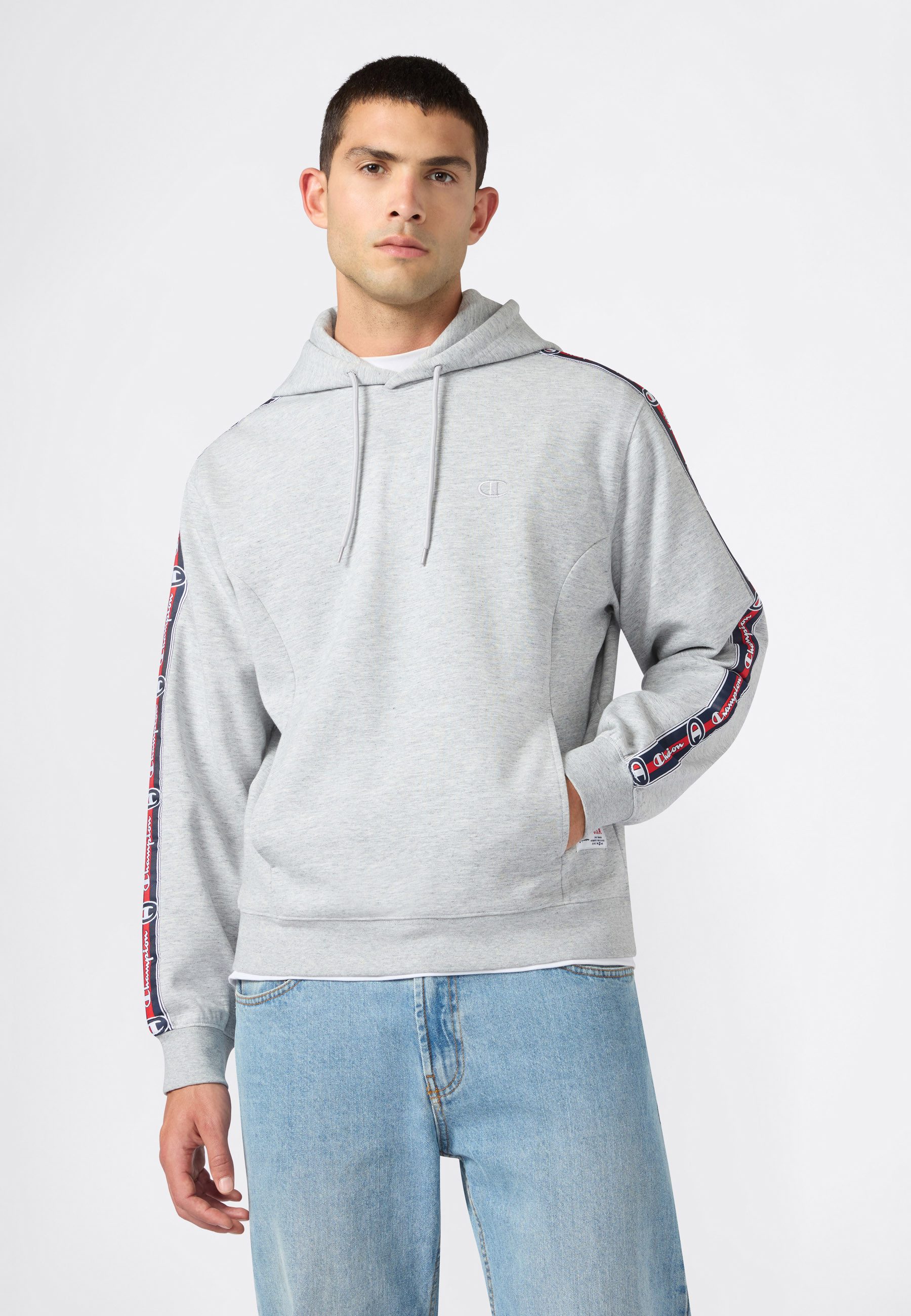 Champion Kapuzensweatshirt SPORTWEAR HOODIE Relax Fit Stretch Cotton mit sportlichem Stil, aus Polyester, Baumwolle und Elasthan, Relax Fit
