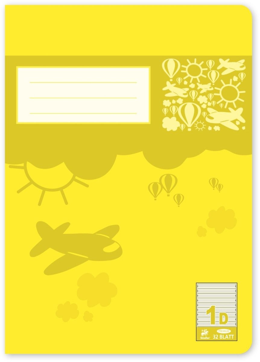 Staufen Schulheft Schulheft Premium A5 32 Blatt liniert Lineatur 1