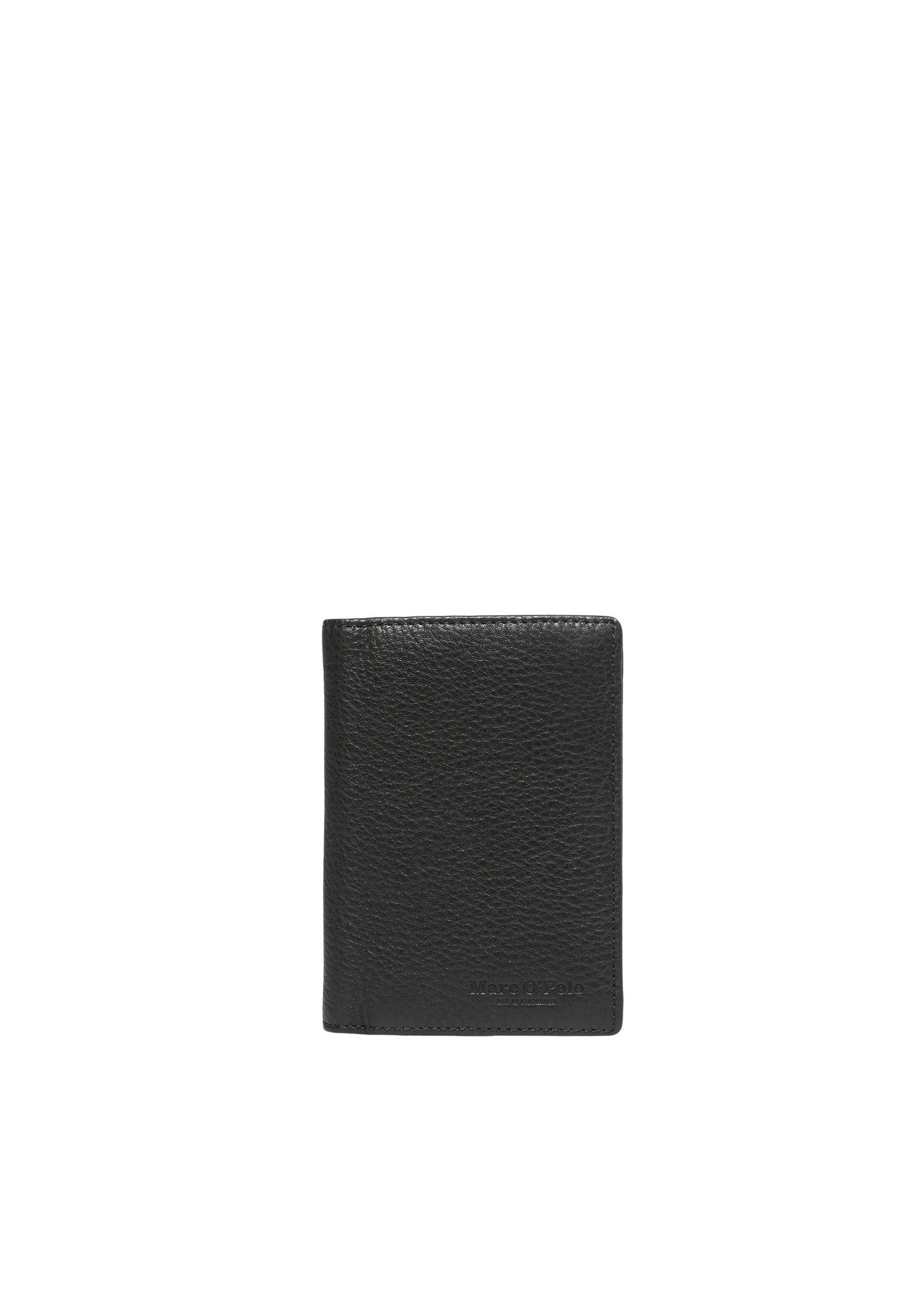Marc O'Polo Geldbörse in hochwertiger Leder-Qualität Black