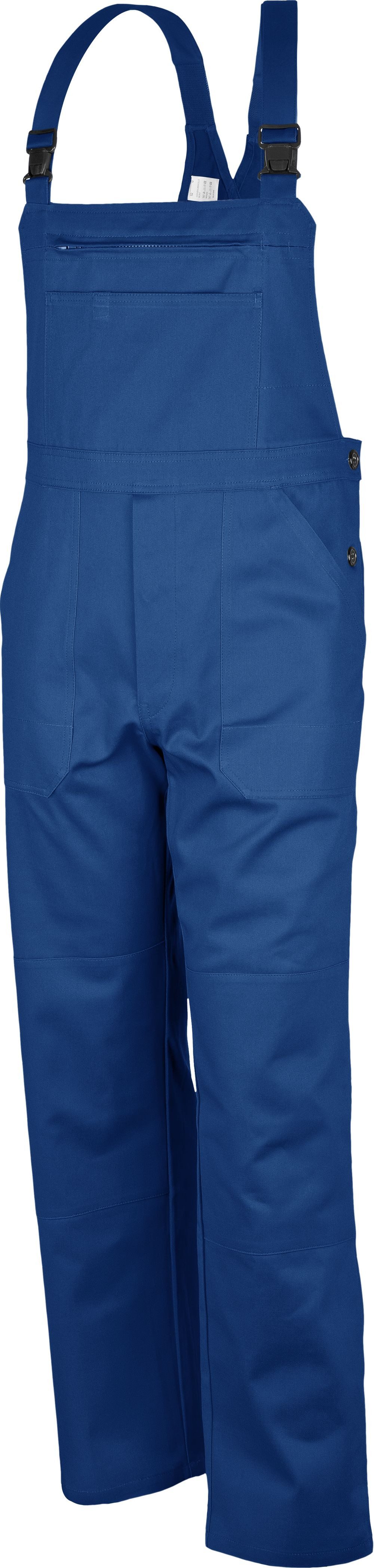 Qualitex Workwear Arbeitslatzhose basic Arbeitshose BW 240 g - waschbarer Blaumann aus reiner Baumwolle (1-tlg) Latzhose mit 7 Taschen - Blickdicht - Strapazierfähig - Pflegeleicht