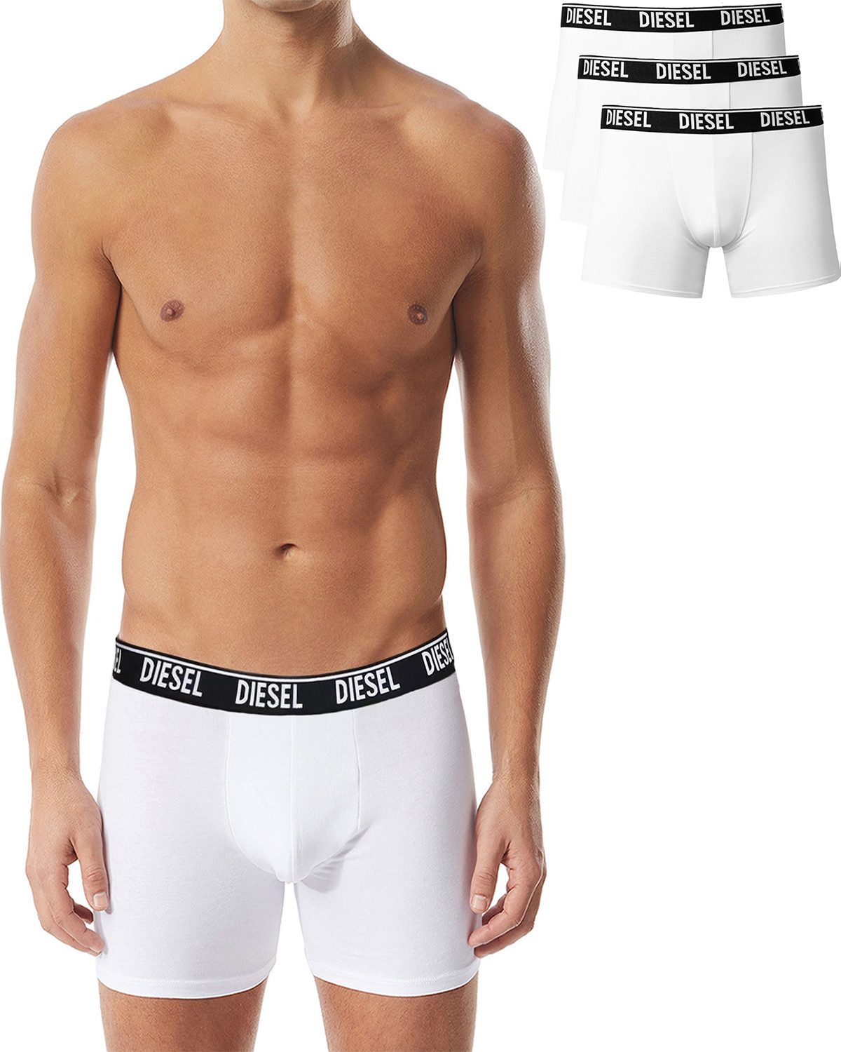 Diesel Boxershorts Stretch Unterhose - SEBASTIAN E4124 (3er-Pack)