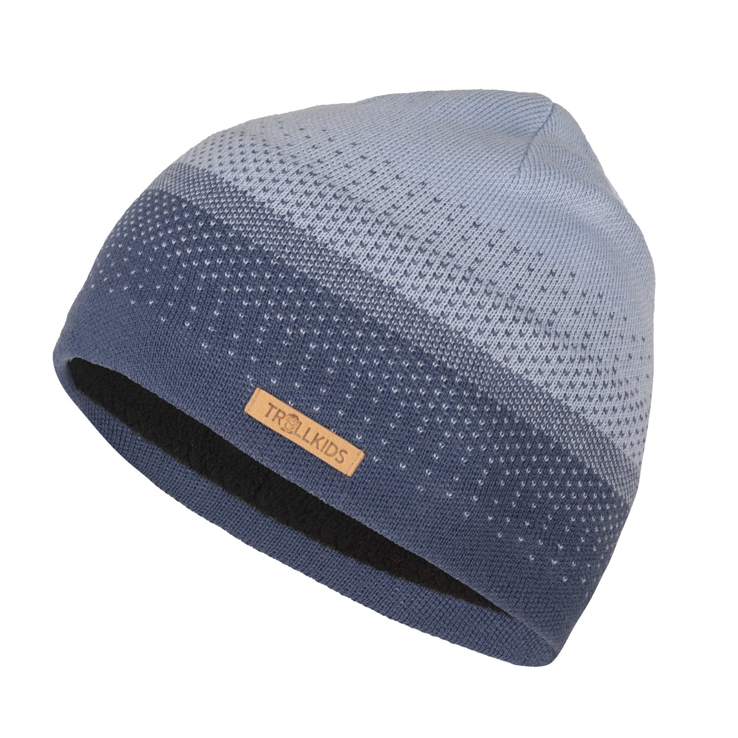 TROLLKIDS Strickmütze KIDS MERINO CAP mit Jacquard-Muster, atmungsaktiv