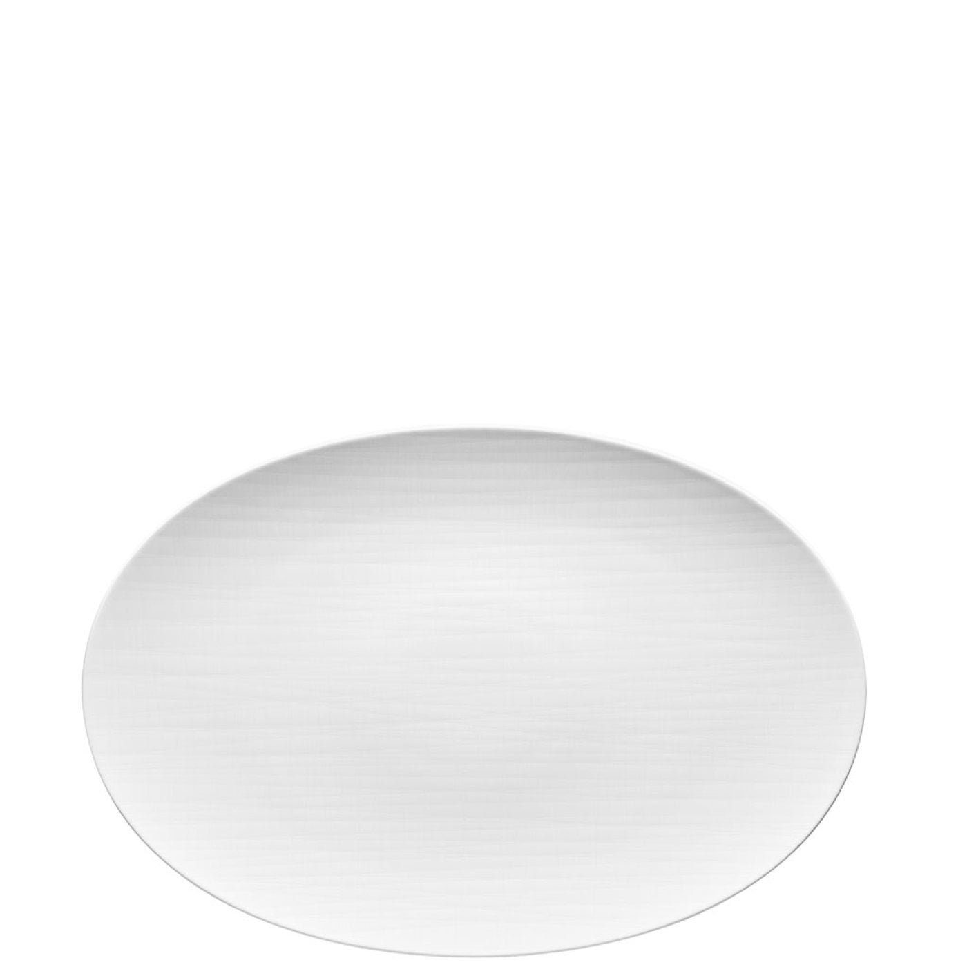 Servierplatte Porzellan, (1-tlg) Weiß Rosenthal Platte cm, 42 Mesh