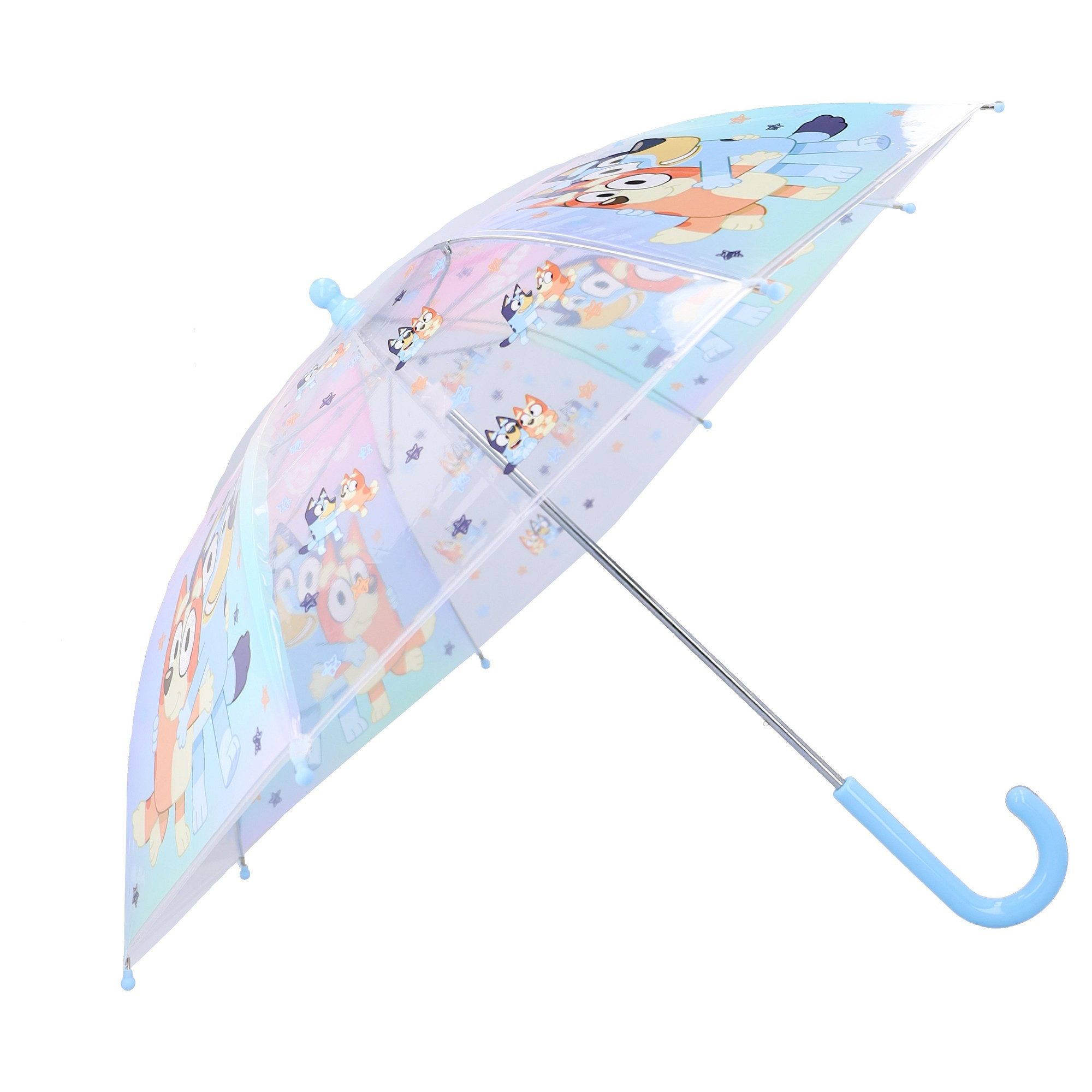 Bluey Stockregenschirm Rainy Days Ø 71 cm Kinderregenschirm Bluey Motiv für Kinder